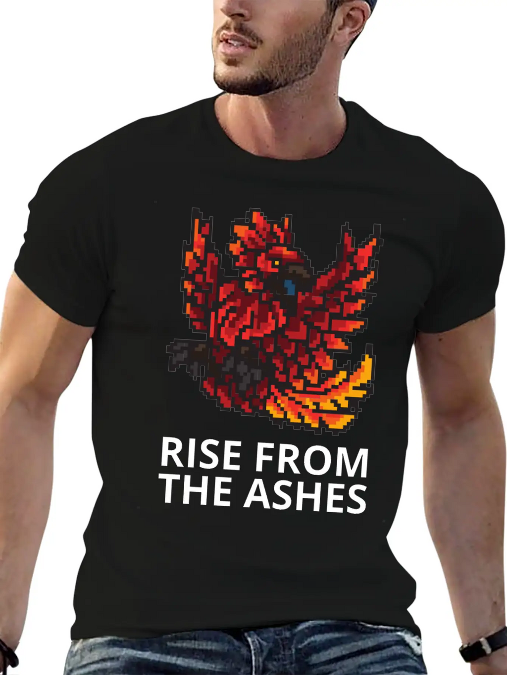 Rise From The Ashes Relaxed Everyday Tee – Lightweight And Durable Cotton