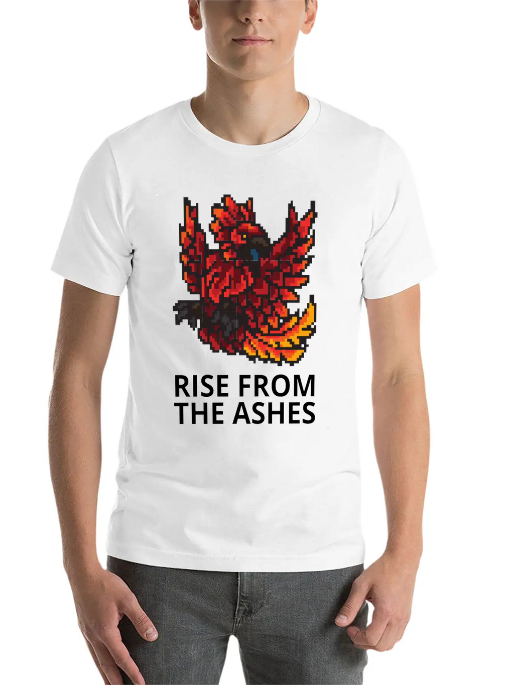 Rise From The Ashes Relaxed Everyday Tee – Lightweight And Durable Cotton