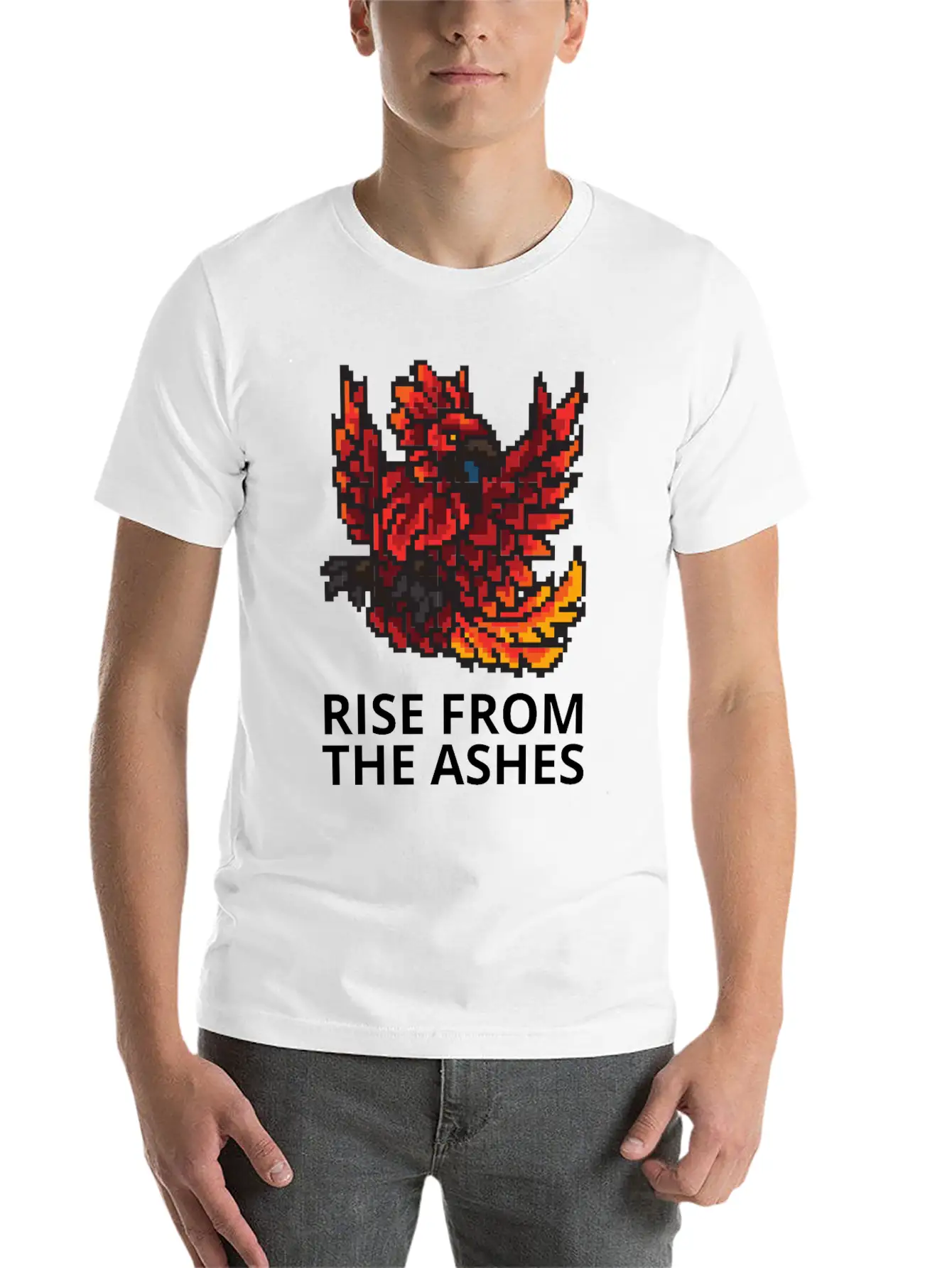 Rise From The Ashes Relaxed Everyday Tee – Lightweight And Durable Cotton