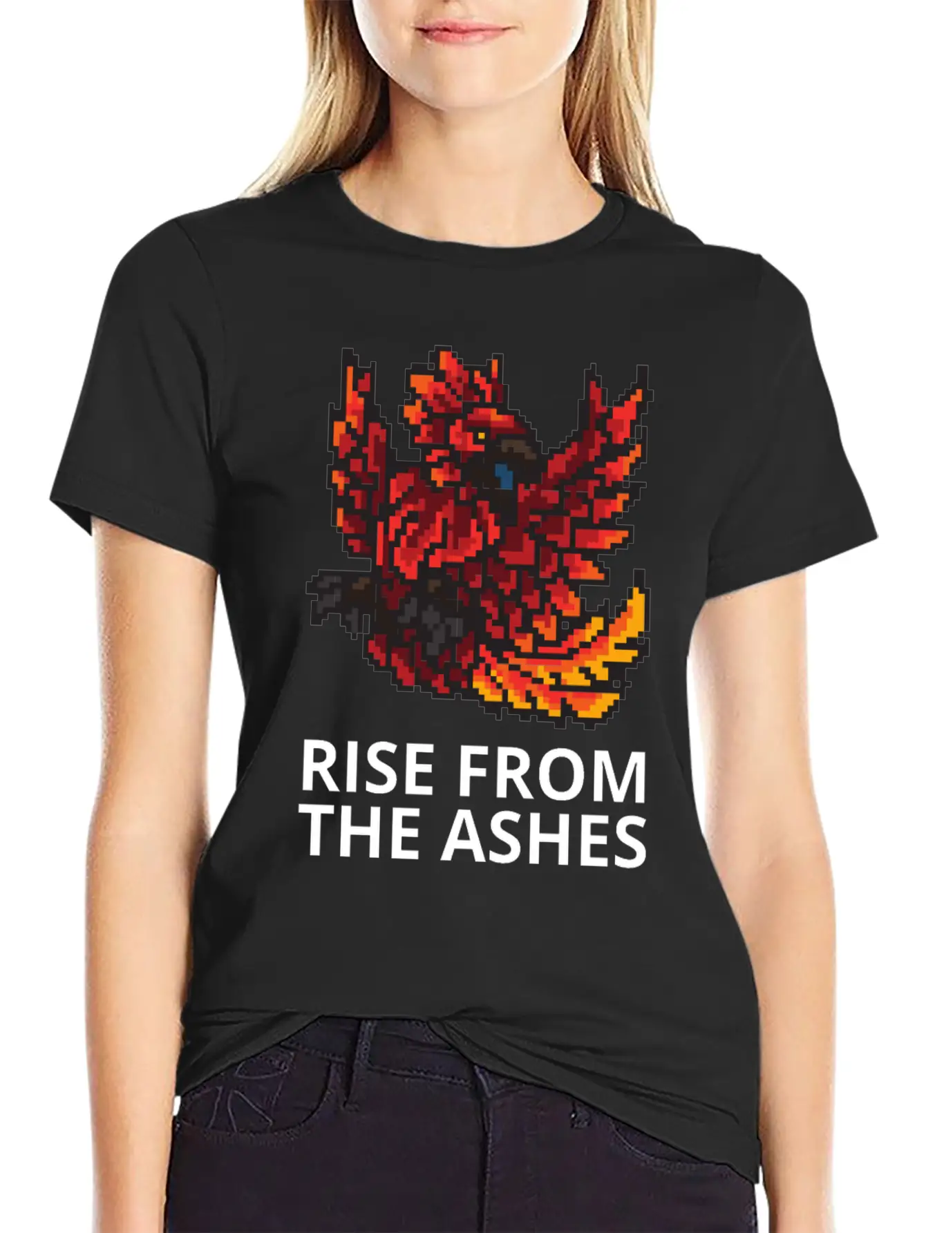 Rise From The Ashes Relaxed Everyday Tee – Lightweight And Durable Cotton