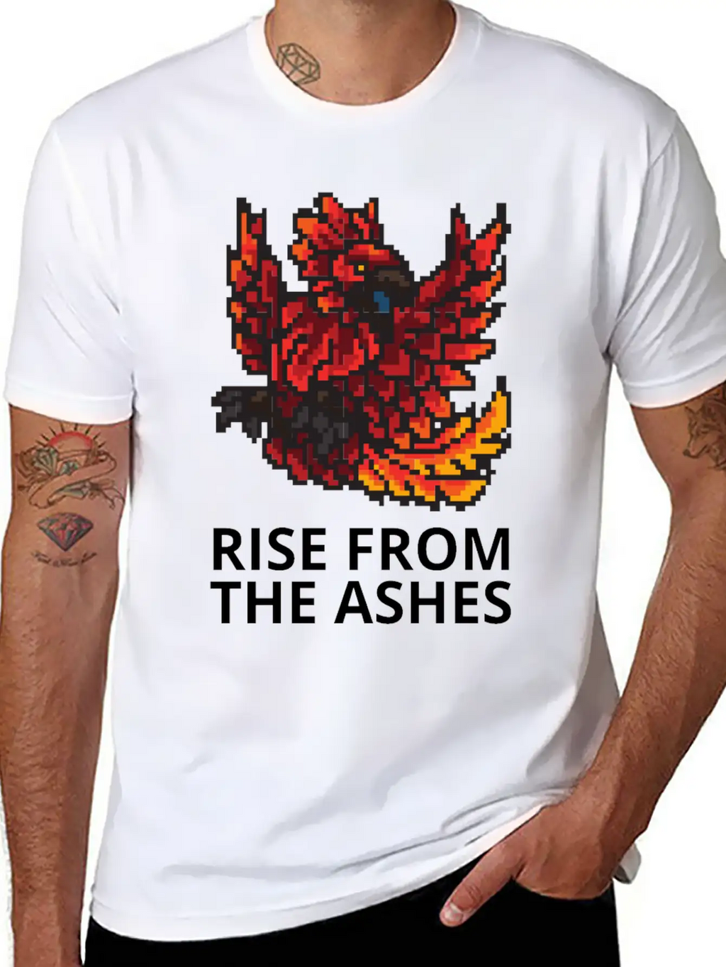 Rise From The Ashes Relaxed Everyday Tee – Lightweight And Durable Cotton