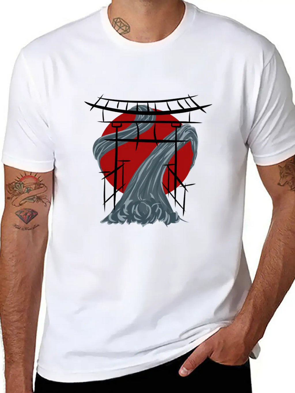 Rising Sun Basic Graphic T-Shirt – Daily Comfort In Soft Cotton