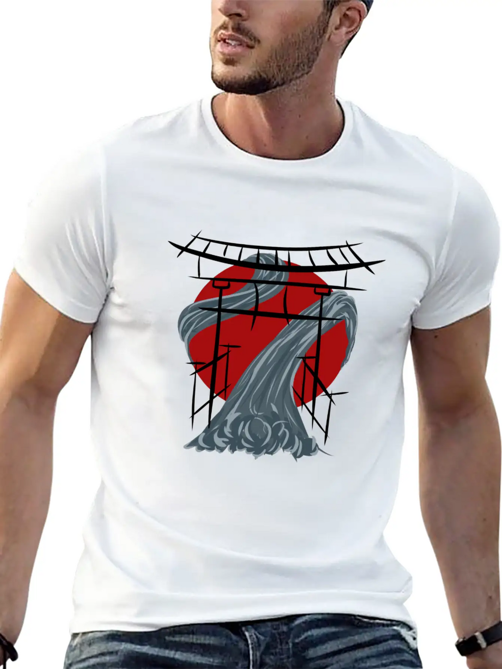Rising Sun Basic Graphic T-Shirt – Daily Comfort In Soft Cotton