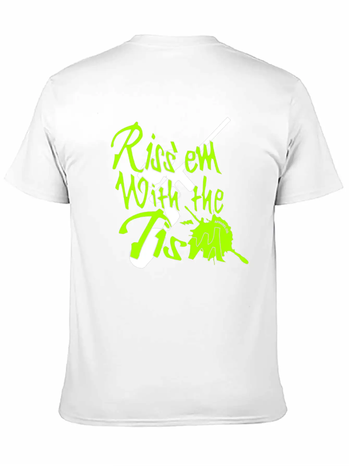 Rizz'em With The Tism, Paintball Splatter Unisex Casual T-Shirt – Clean Design For Daily Comfort