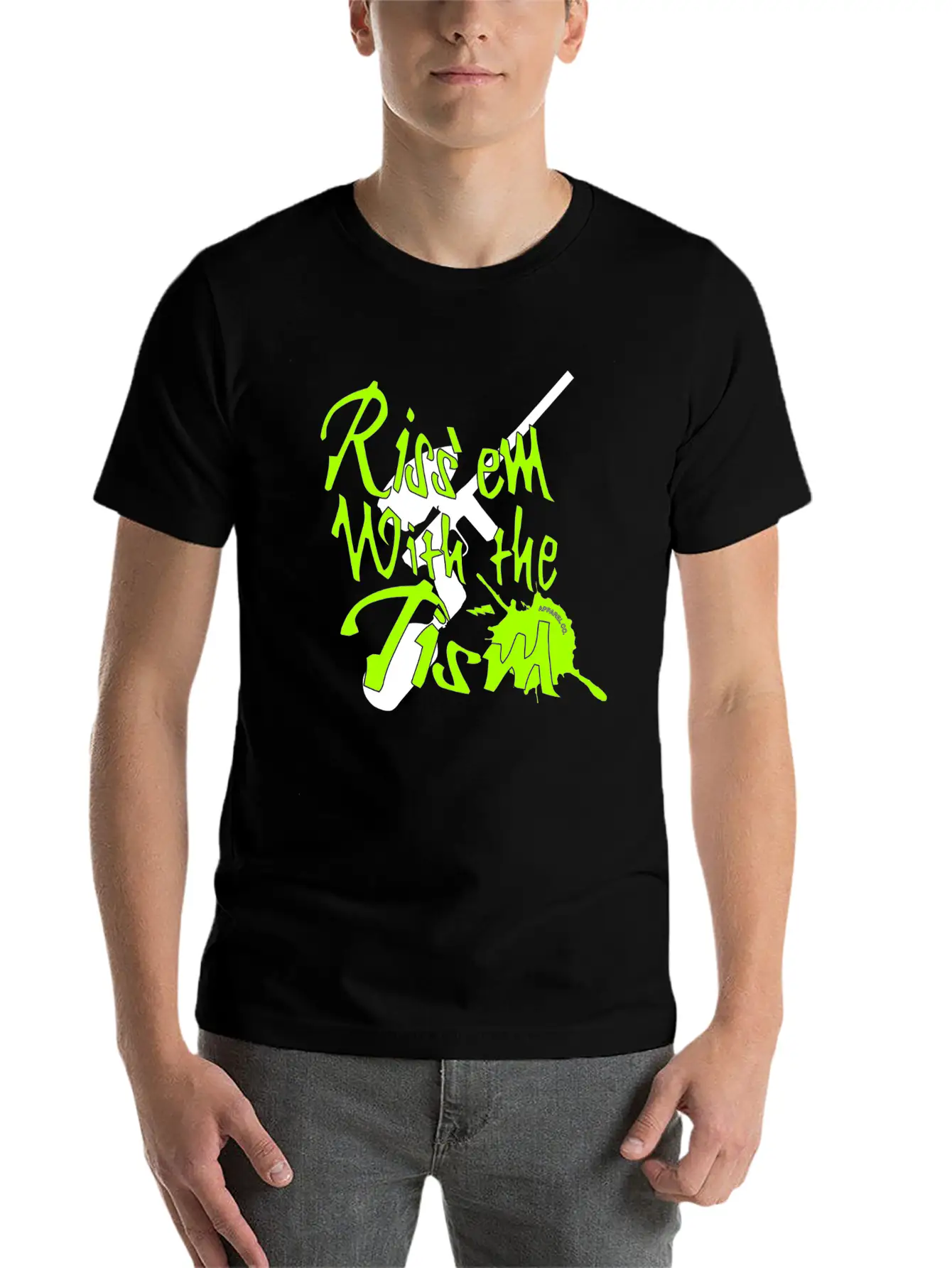 Rizz'em With The Tism, Paintball Splatter Unisex Casual T-Shirt – Clean Design For Daily Comfort