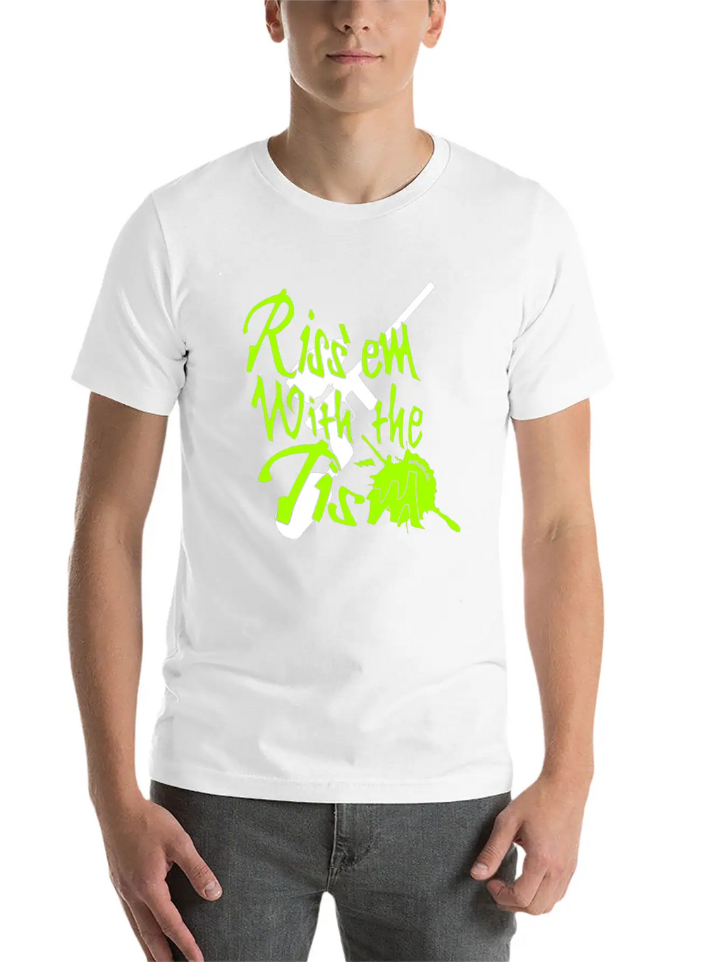 Rizz'em With The Tism, Paintball Splatter Unisex Casual T-Shirt – Clean Design For Daily Comfort