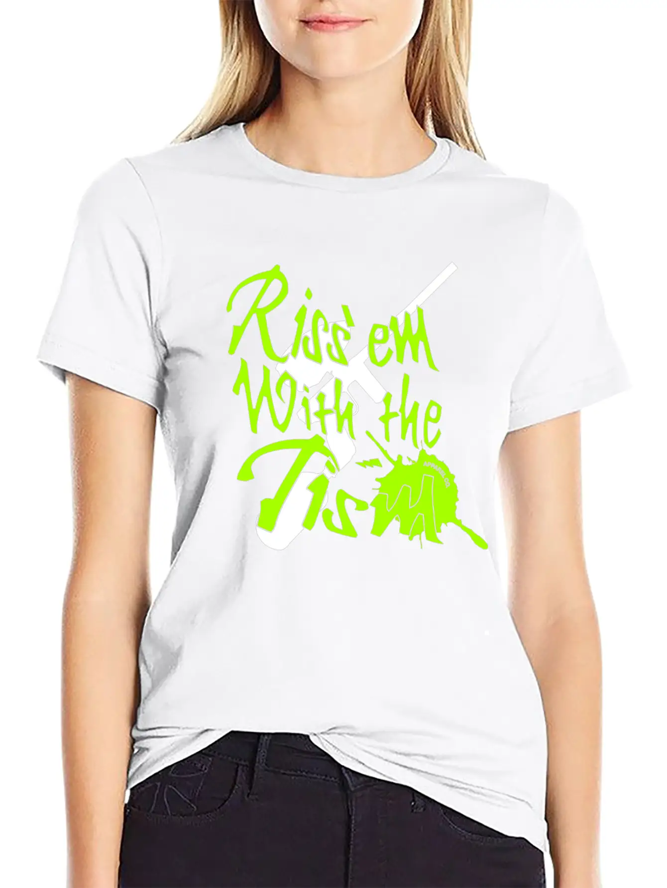 Rizz'em With The Tism, Paintball Splatter Unisex Casual T-Shirt – Clean Design For Daily Comfort