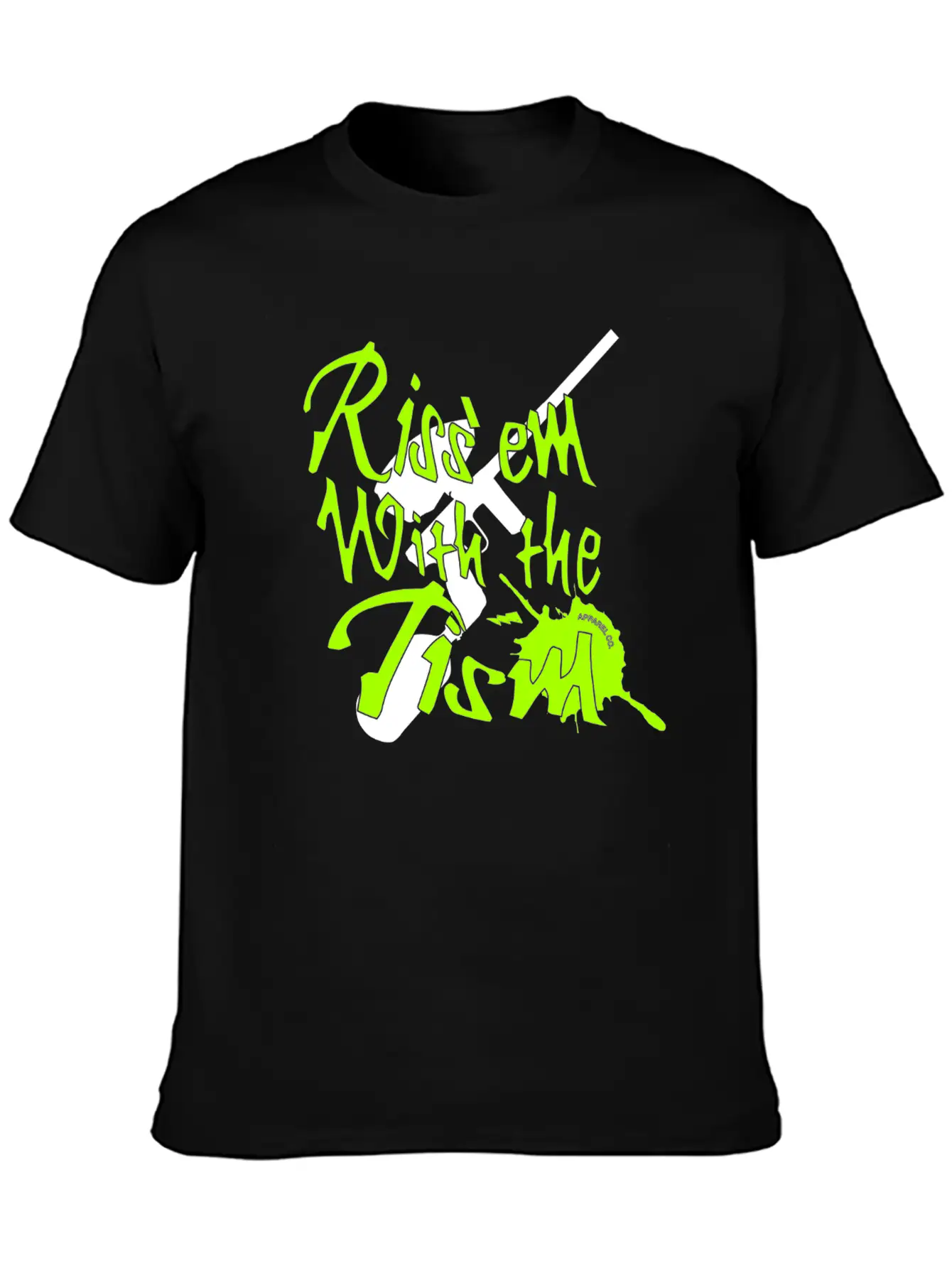 Rizz'em With The Tism, Paintball Splatter Unisex Casual T-Shirt – Clean Design For Daily Comfort