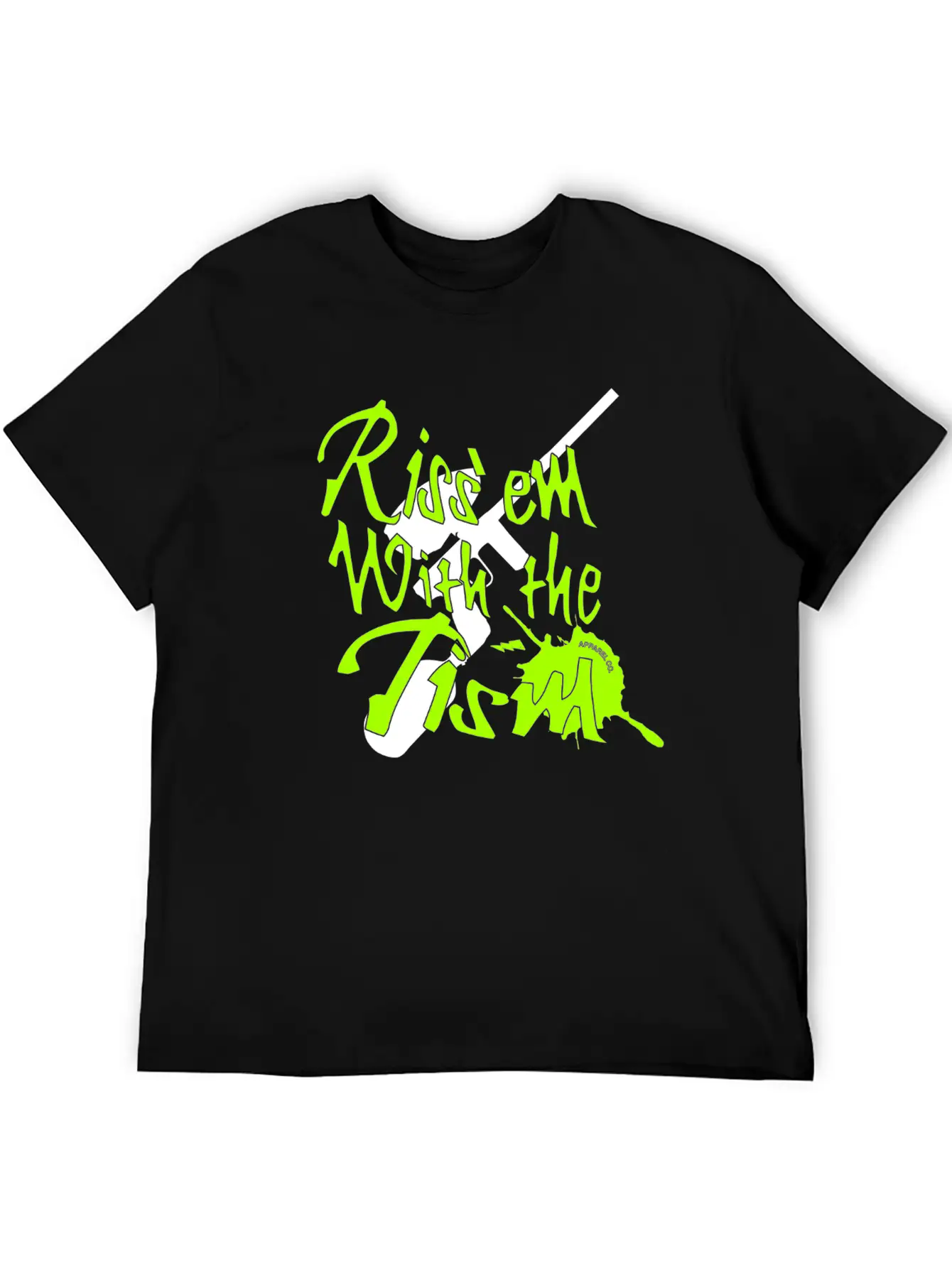 Rizz'em With The Tism, Paintball Splatter Unisex Casual T-Shirt – Clean Design For Daily Comfort