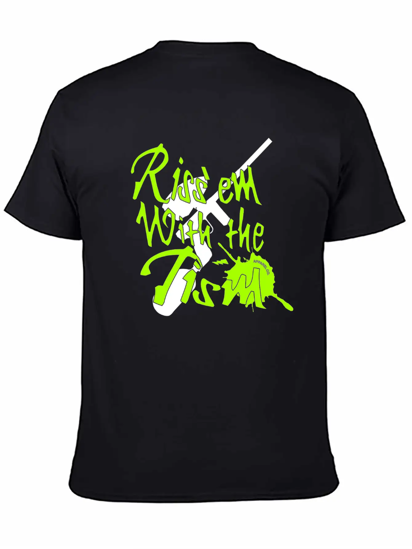 Rizz'em With The Tism, Paintball Splatter Unisex Casual T-Shirt – Clean Design For Daily Comfort