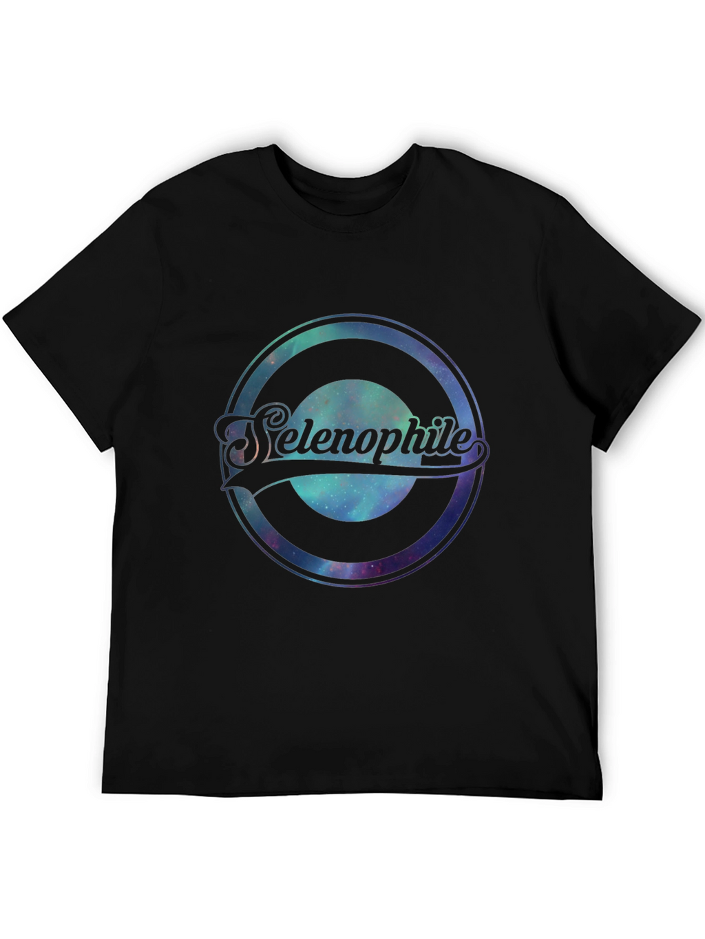 Selenophile Graphic Tee - Black Cotton Comfort