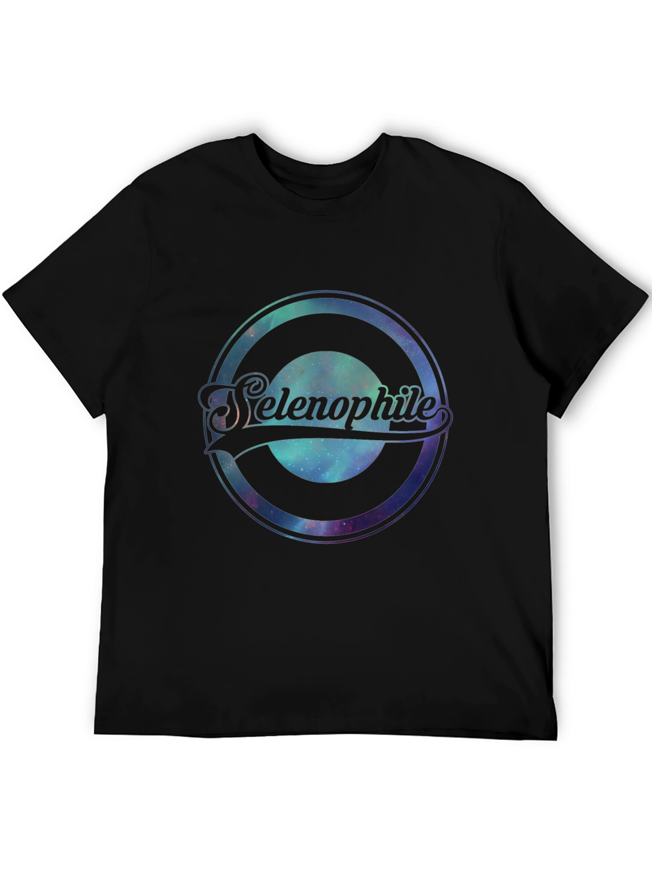 Selenophile Graphic Tee - Black Cotton Comfort