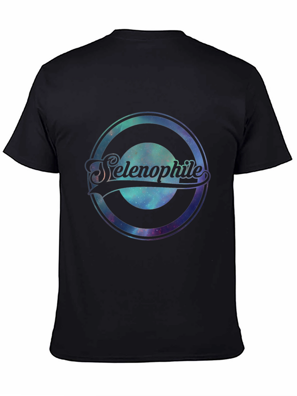 Selenophile Graphic Tee - Black Cotton Comfort