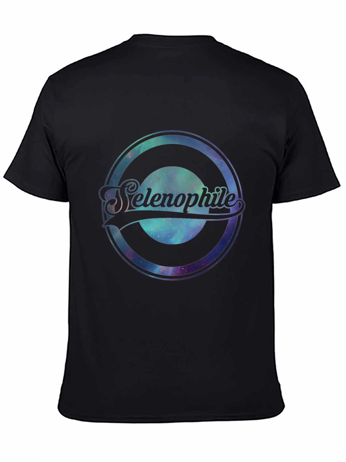 Selenophile Graphic Tee - Black Cotton Comfort