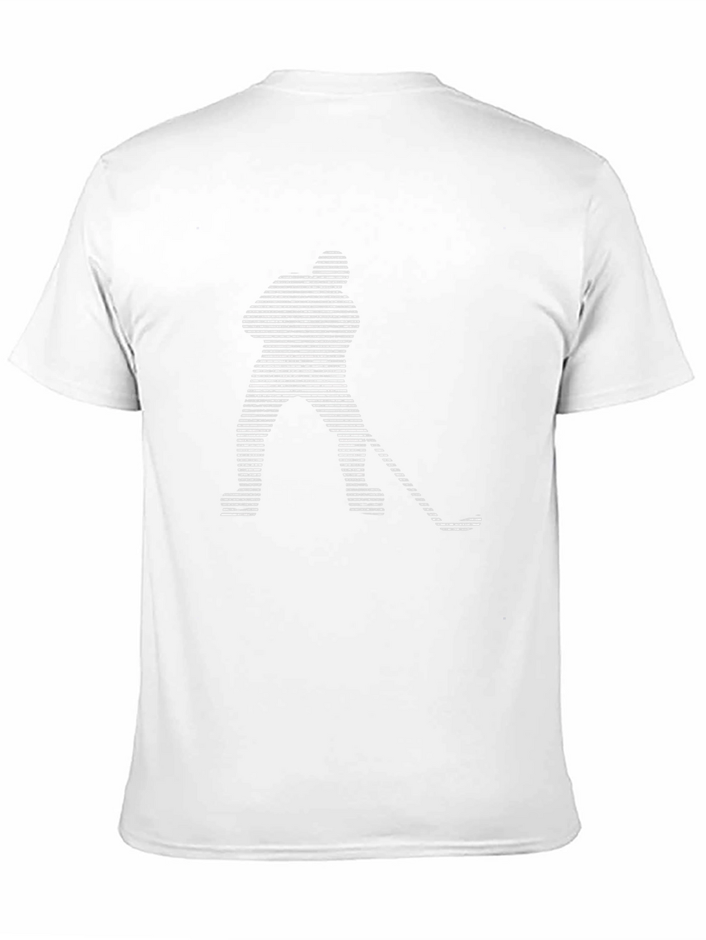 Hockey Player Graphic Black T-Shirt