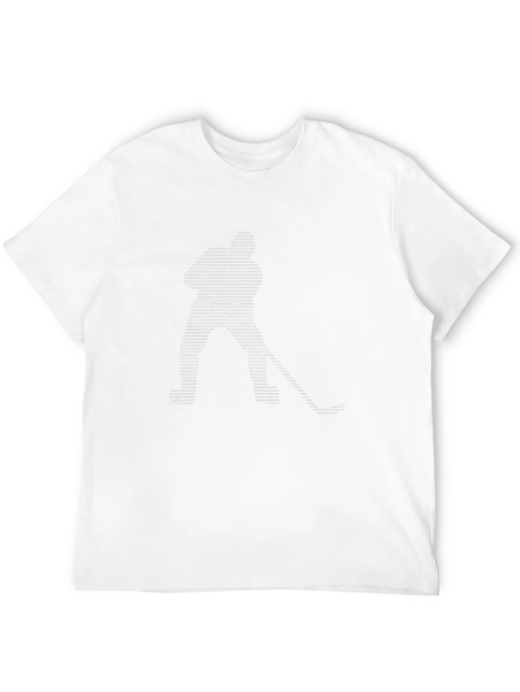 Hockey Player Graphic Black T-Shirt