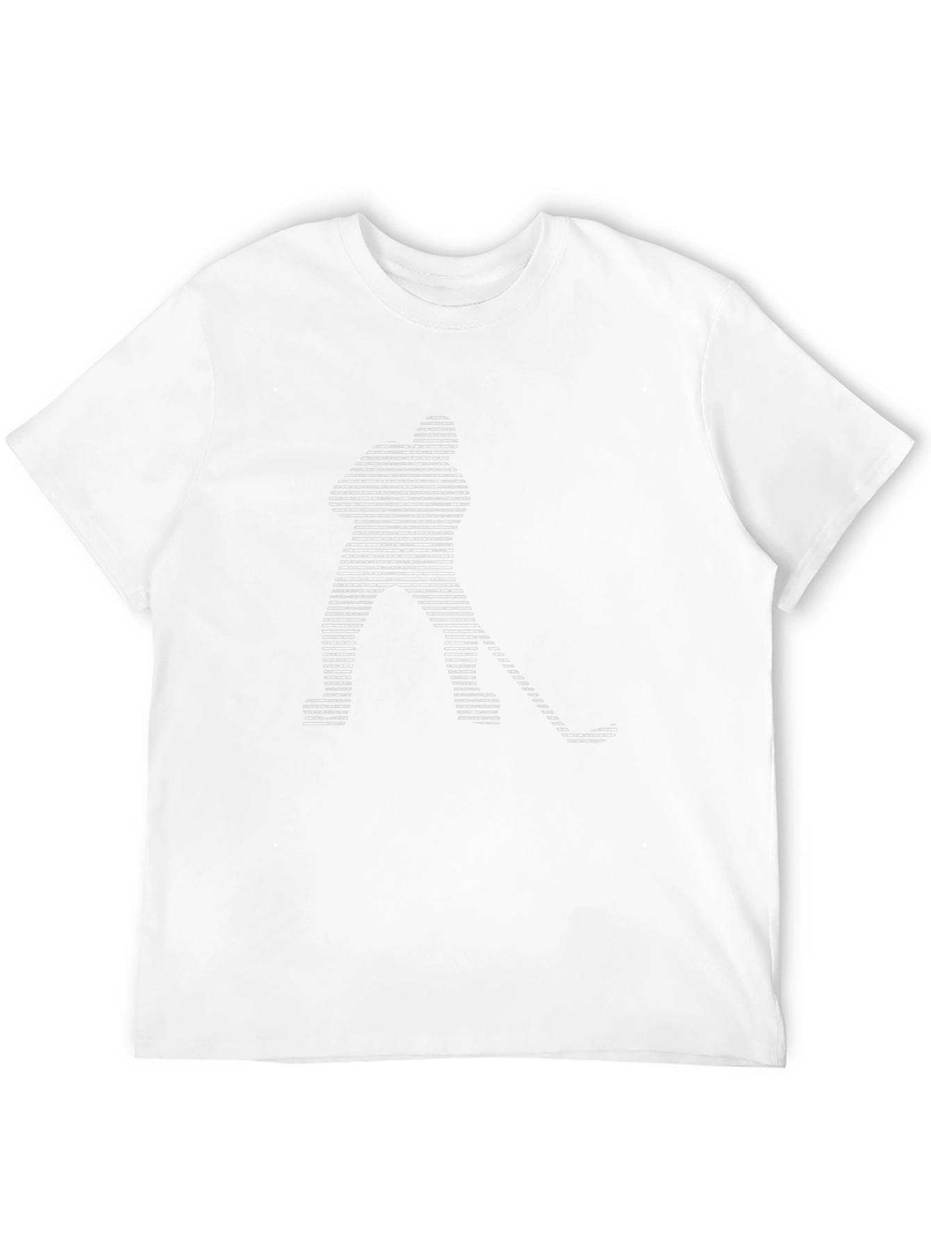 Hockey Player Graphic Black T-Shirt