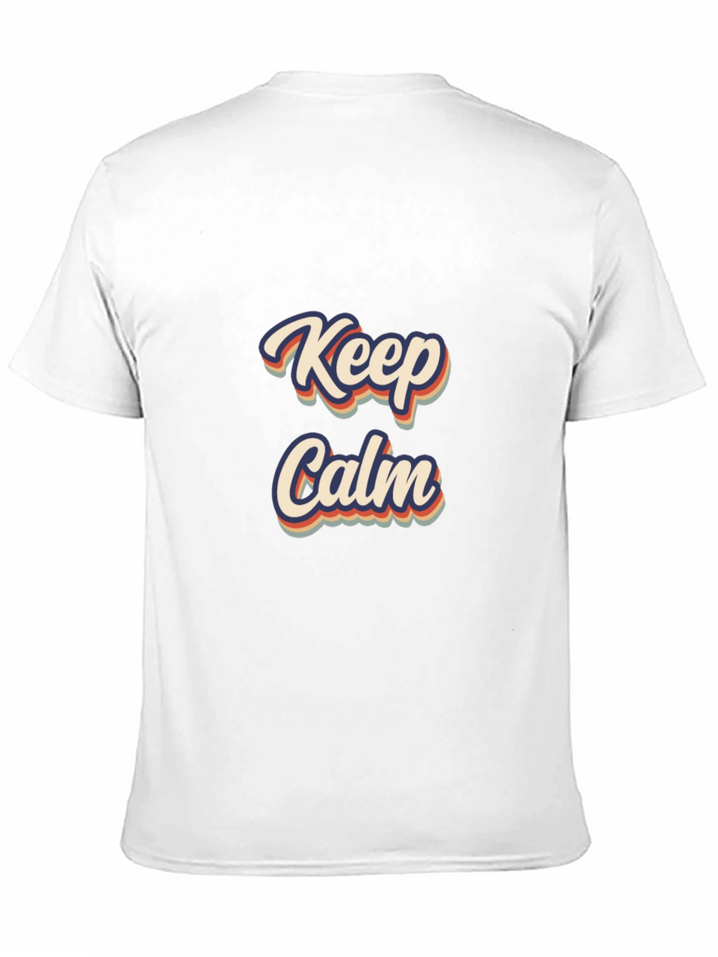 Keep Calm Retro T-Shirt - Stylish Comfort
