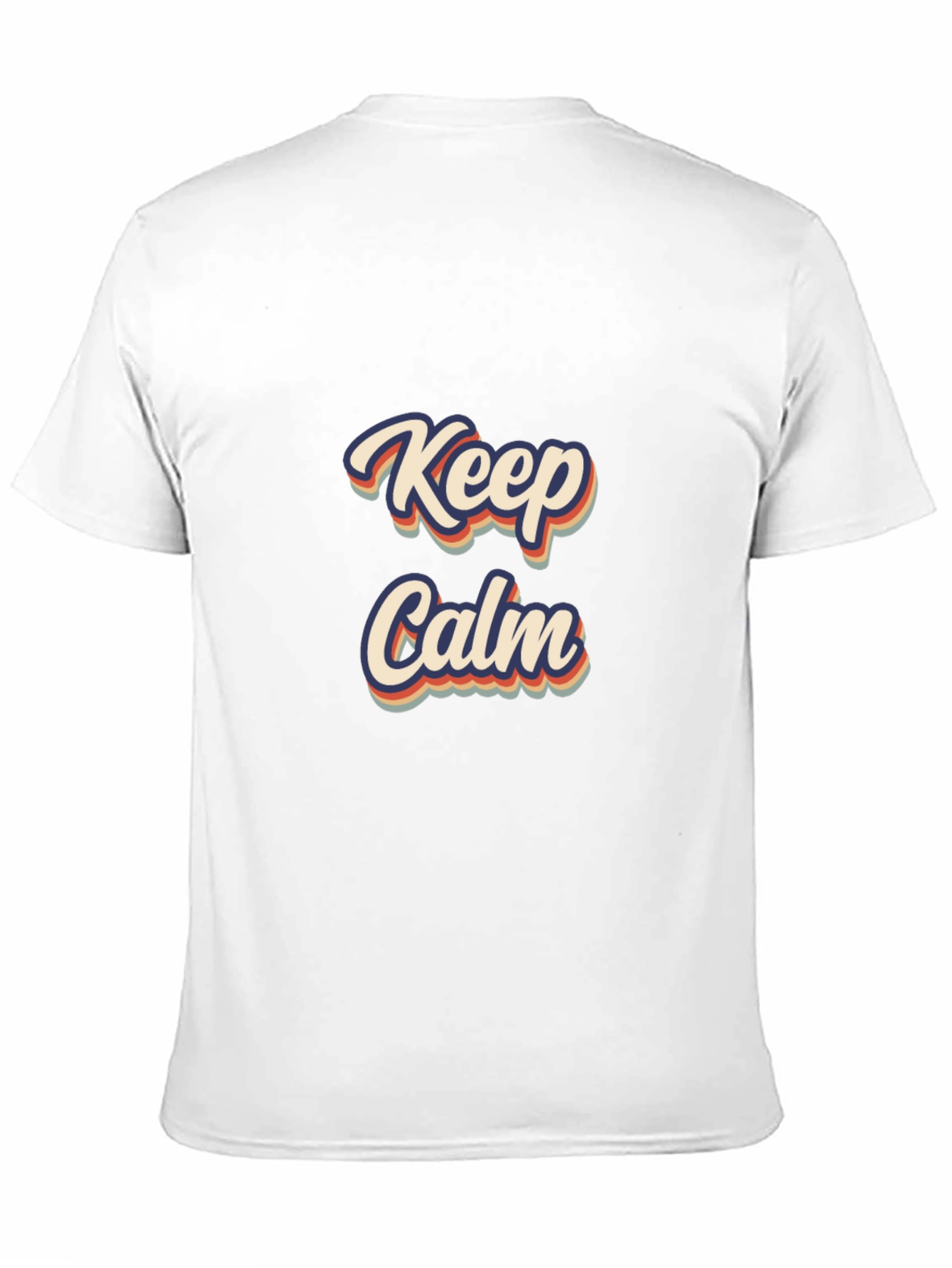 Keep Calm Retro T-Shirt - Stylish Comfort