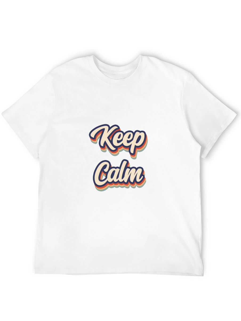Keep Calm Retro T-Shirt - Stylish Comfort