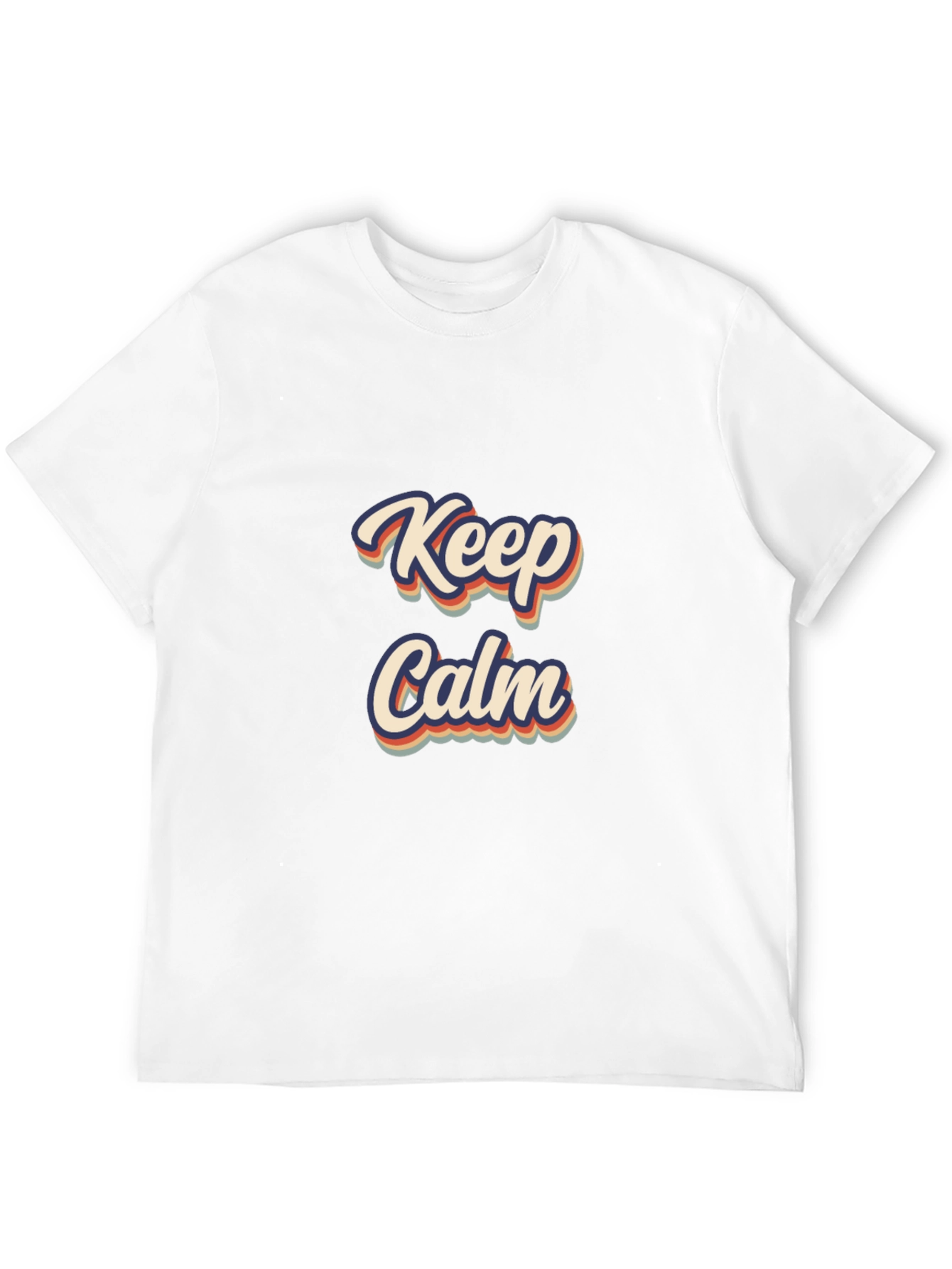 Keep Calm Retro T-Shirt - Stylish Comfort