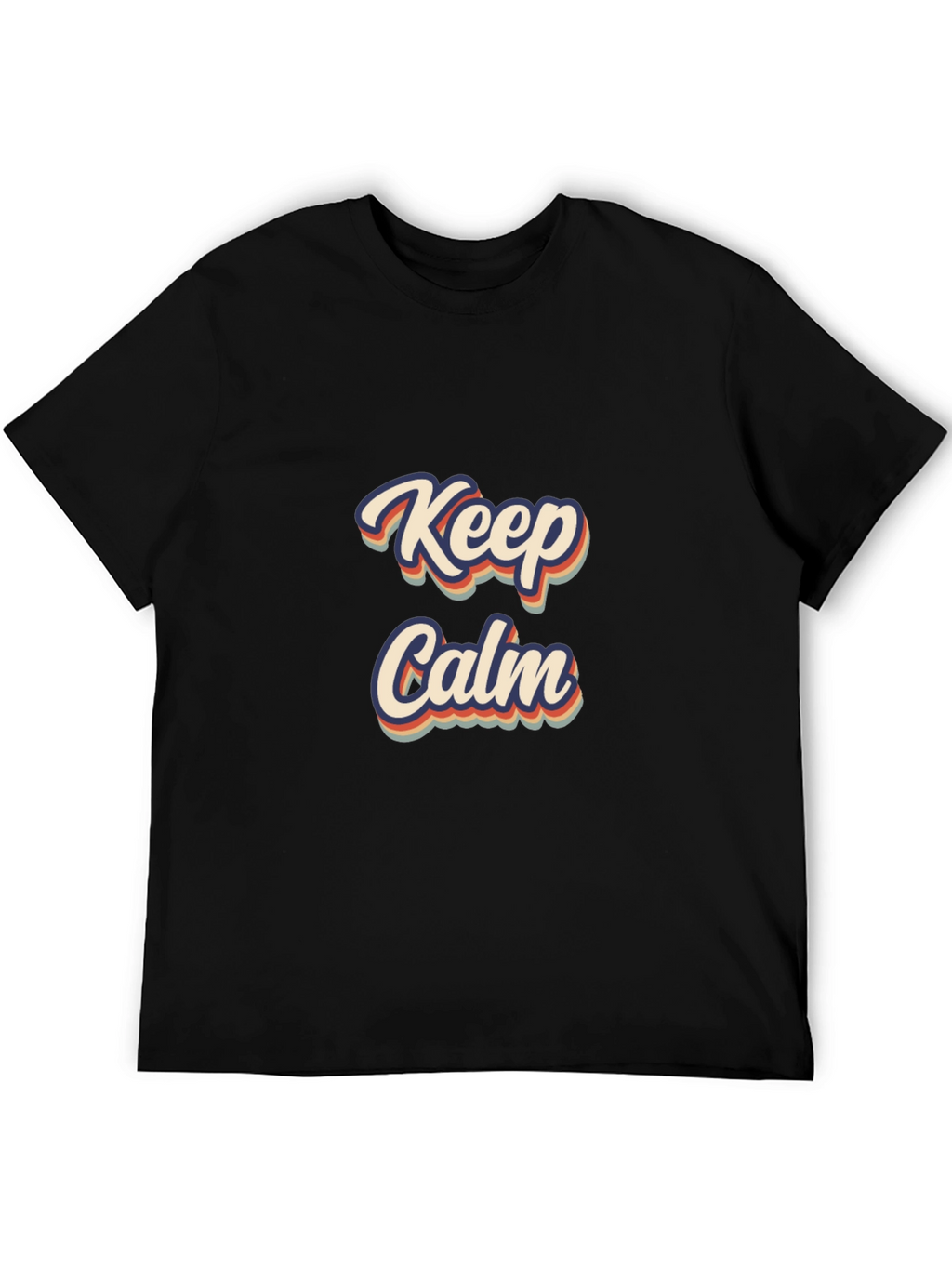 Keep Calm Retro T-Shirt - Stylish Comfort