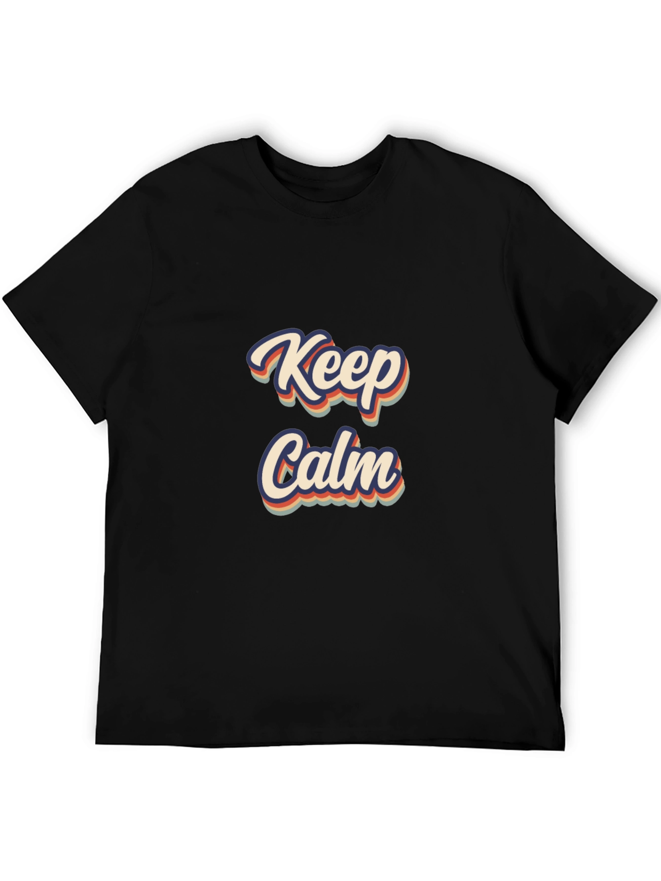 Keep Calm Retro T-Shirt - Stylish Comfort