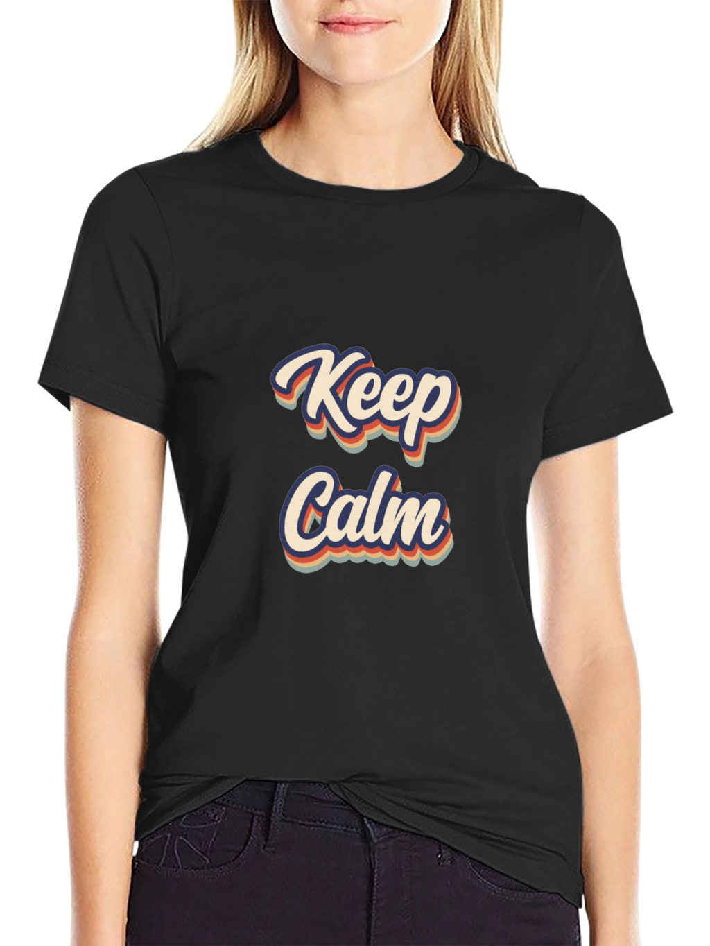 Keep Calm Retro T-Shirt - Stylish Comfort