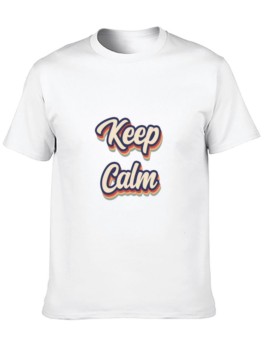 Keep Calm Retro T-Shirt - Stylish Comfort