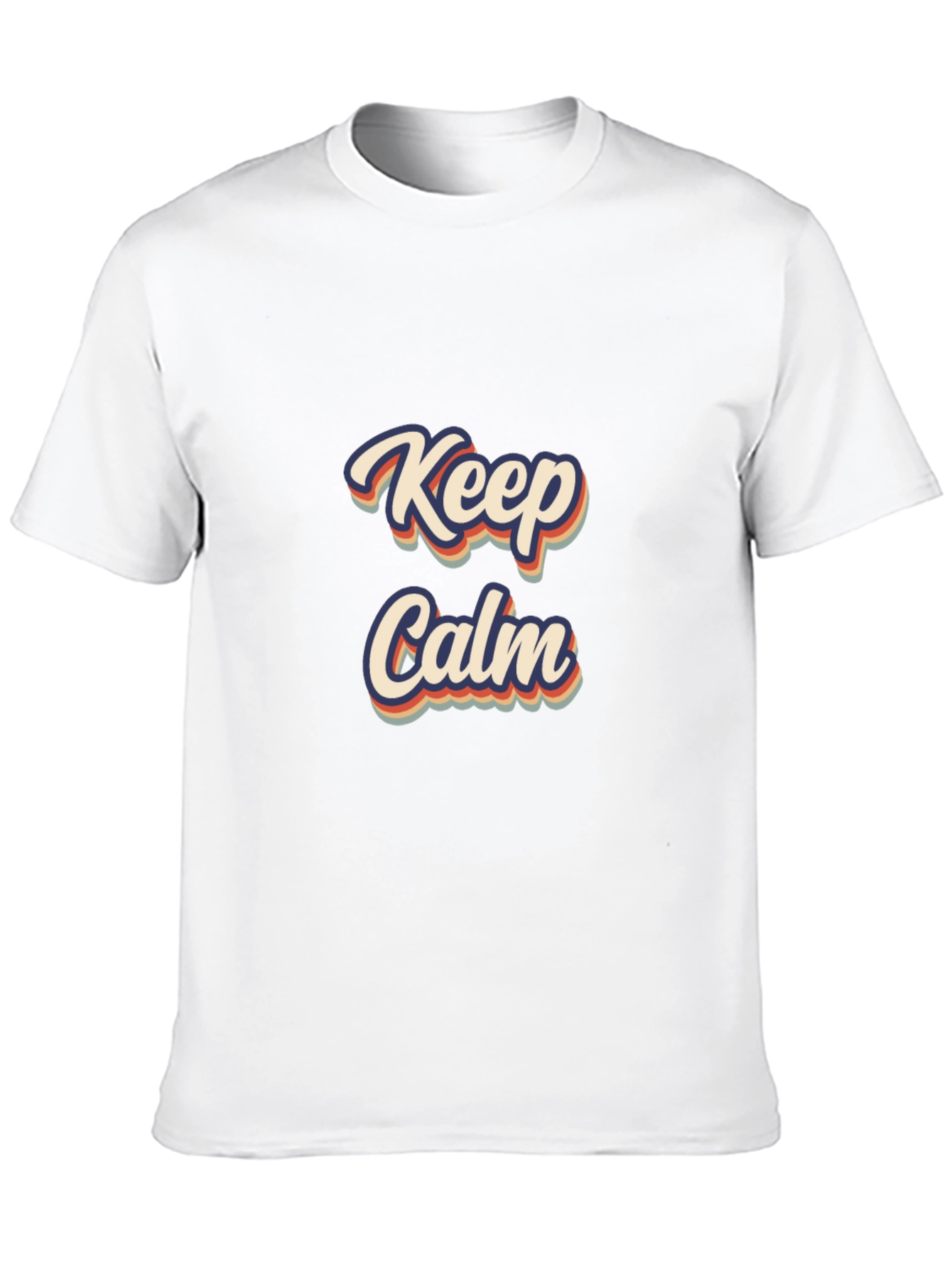 Keep Calm Retro T-Shirt - Stylish Comfort