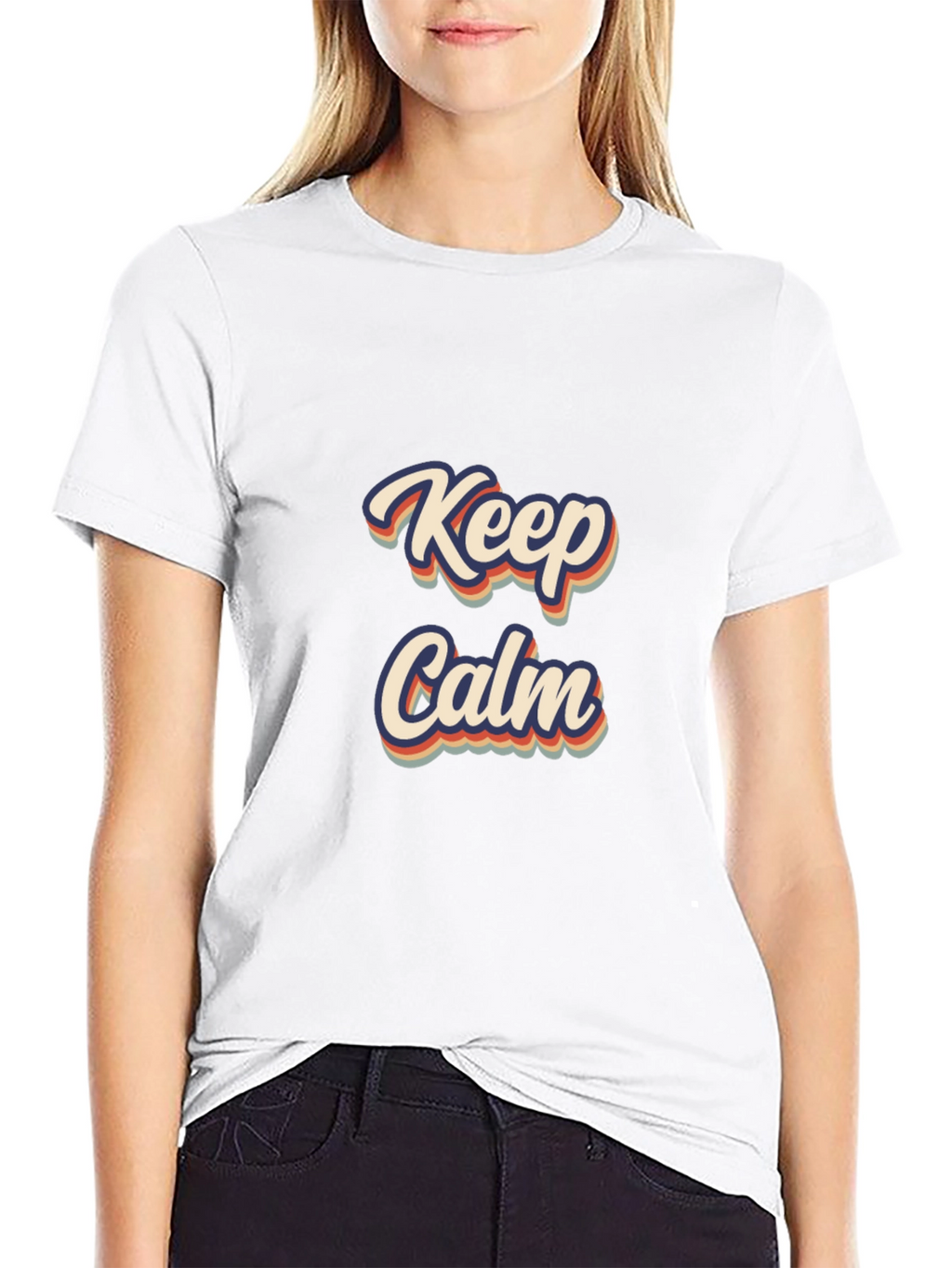Keep Calm Retro T-Shirt - Stylish Comfort
