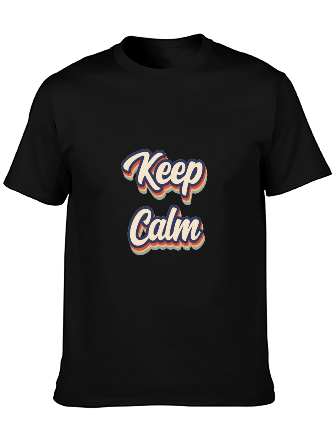 Keep Calm Retro T-Shirt - Stylish Comfort
