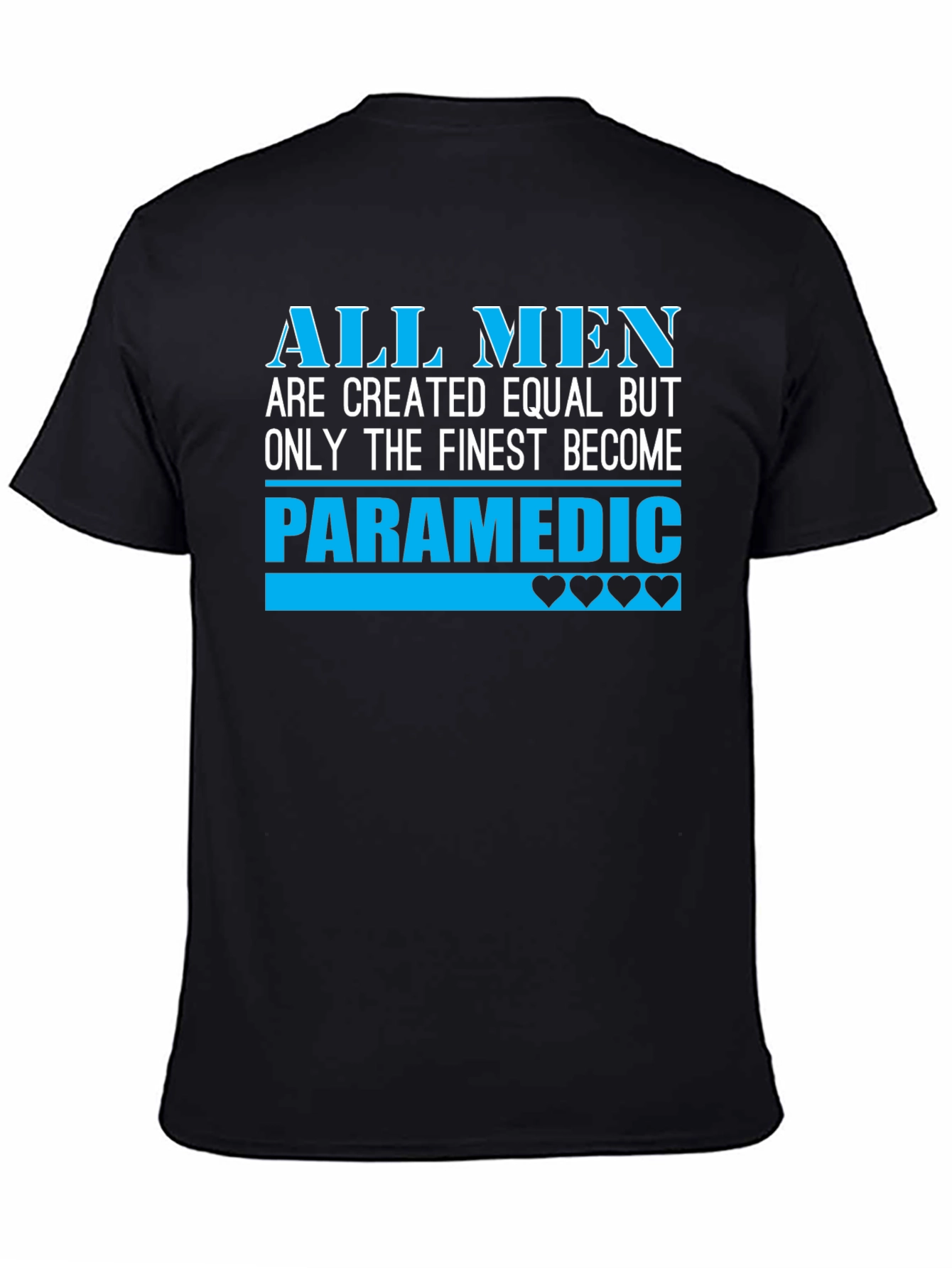 Finest Paramedic Mens Black T-Shirt