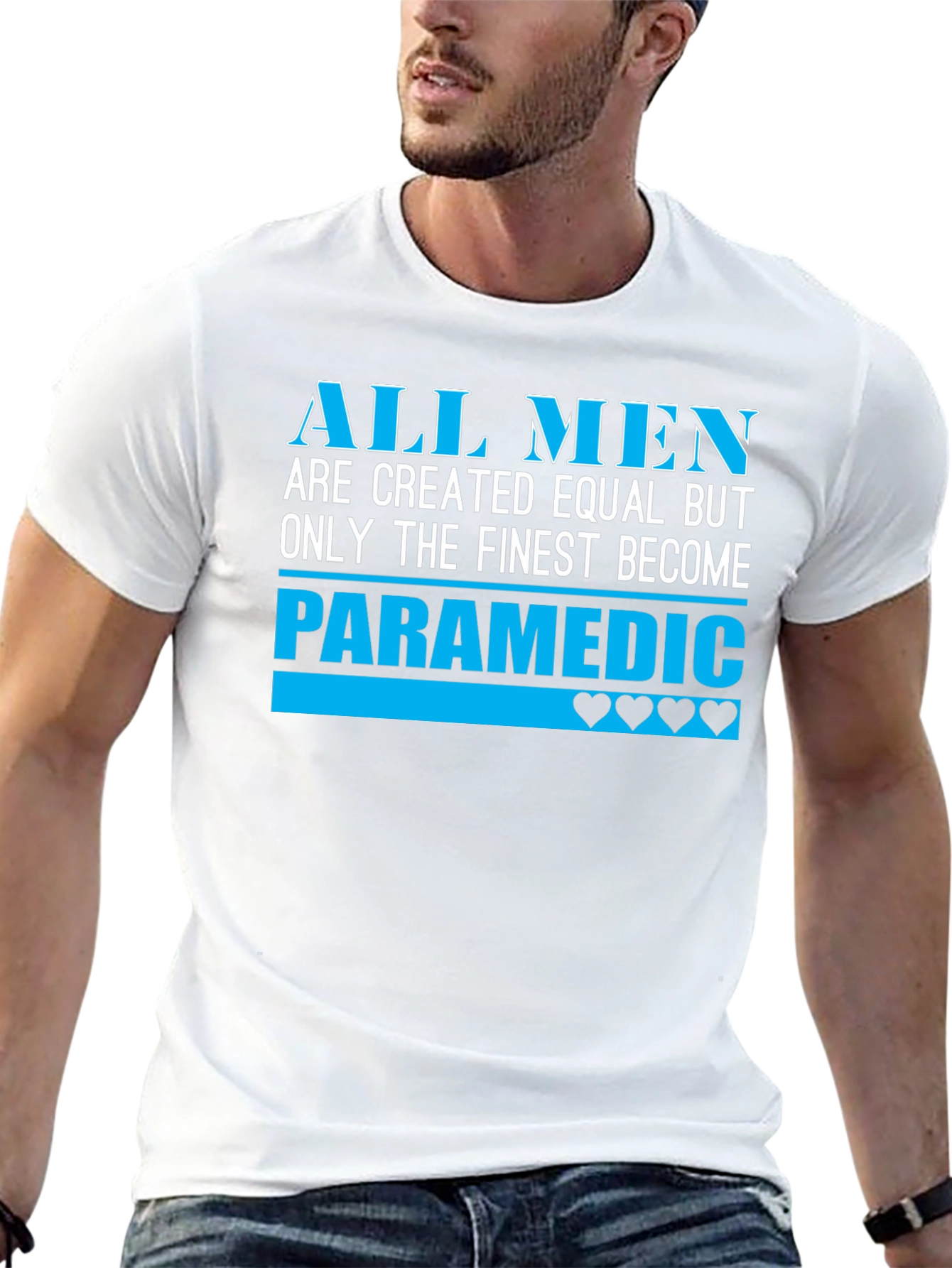 Finest Paramedic Mens Black T-Shirt