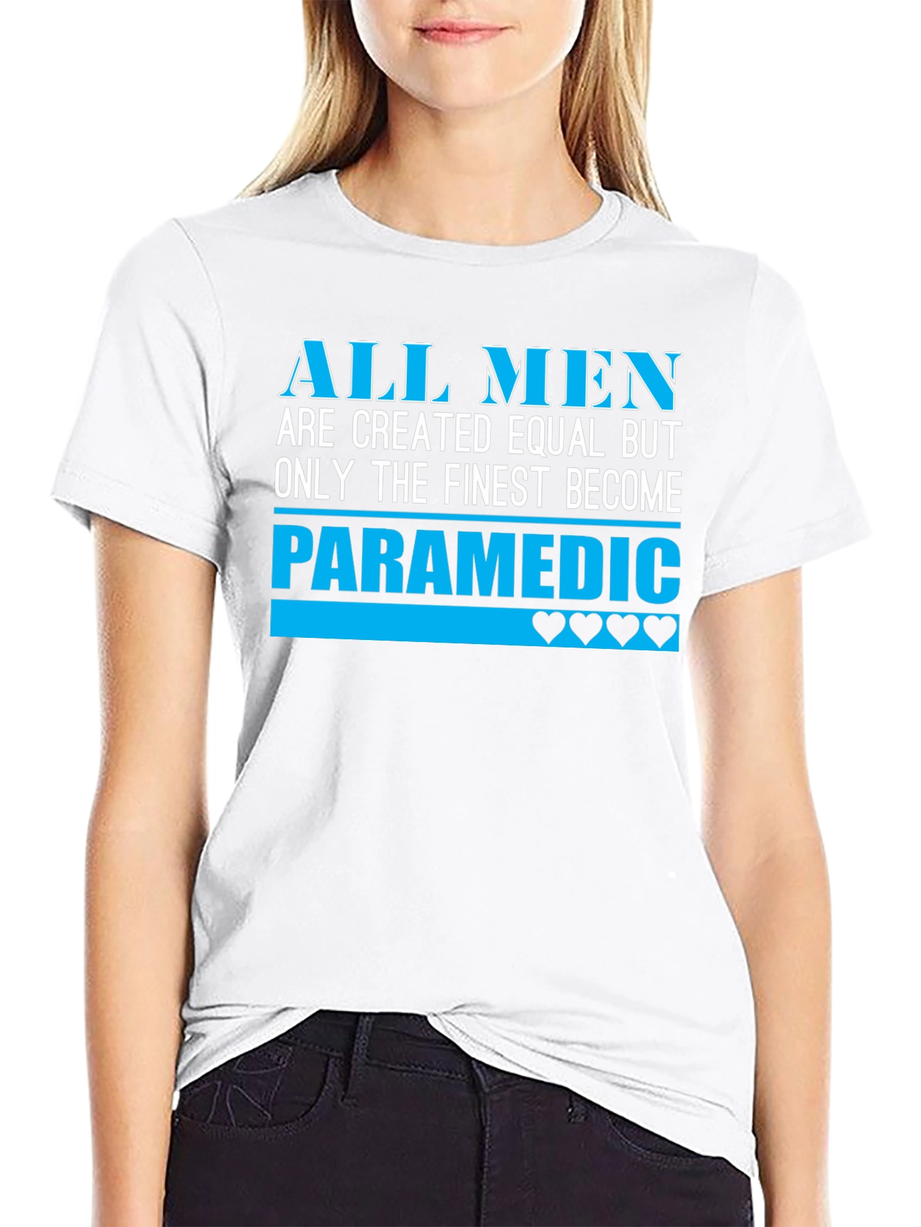 Finest Paramedic Mens Black T-Shirt
