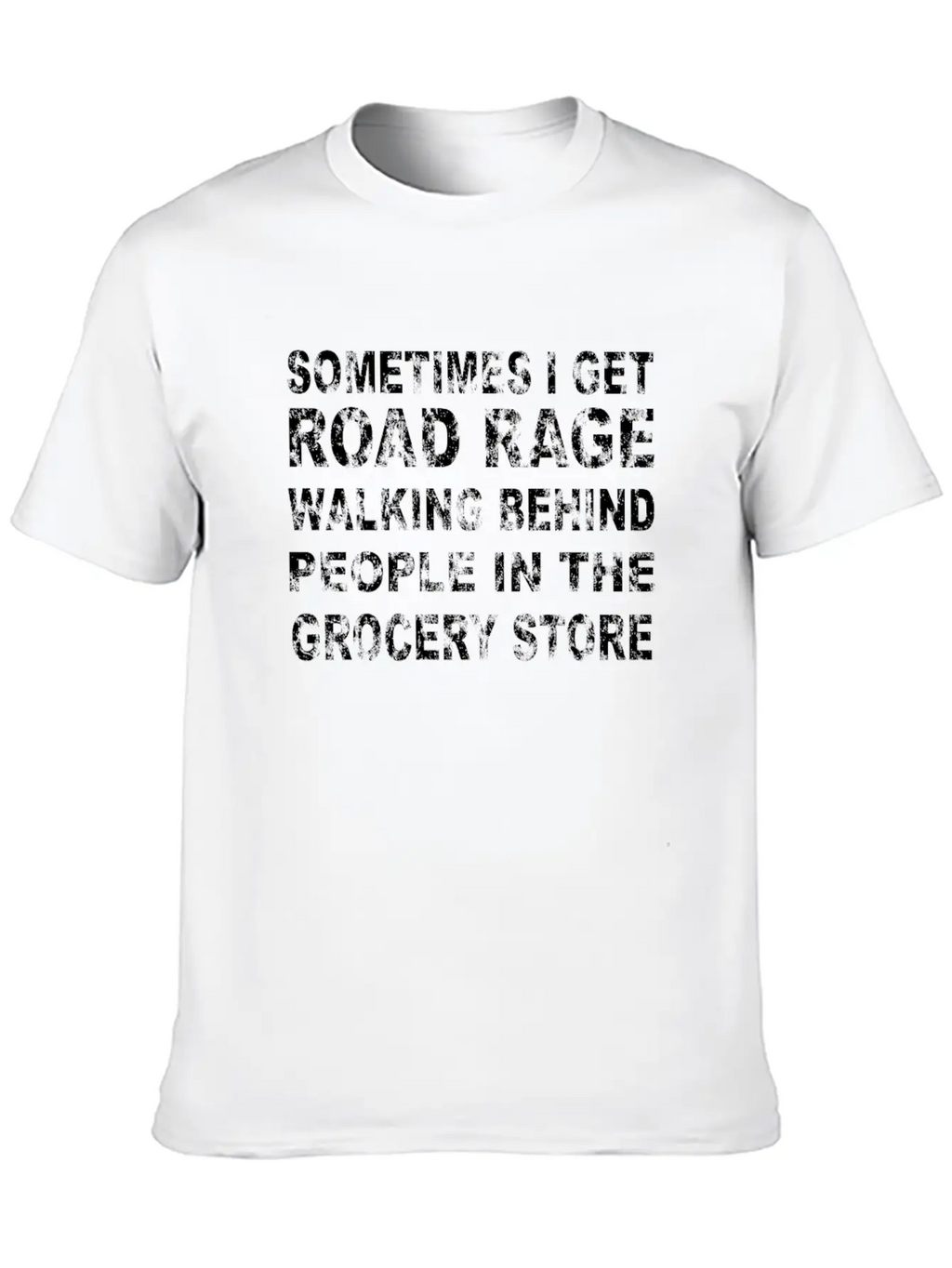 Road Rage In Grocery Store Breathable Graphic T-Shirt – Perfect For Casual Days