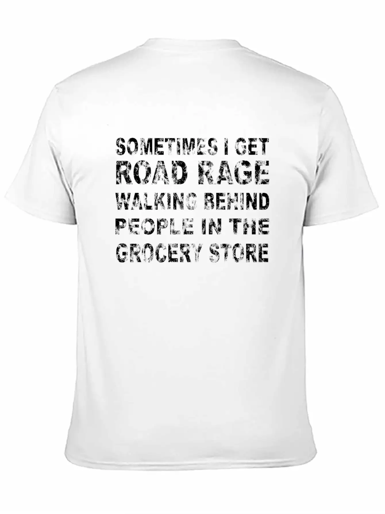 Road Rage In Grocery Store Breathable Graphic T-Shirt – Perfect For Casual Days