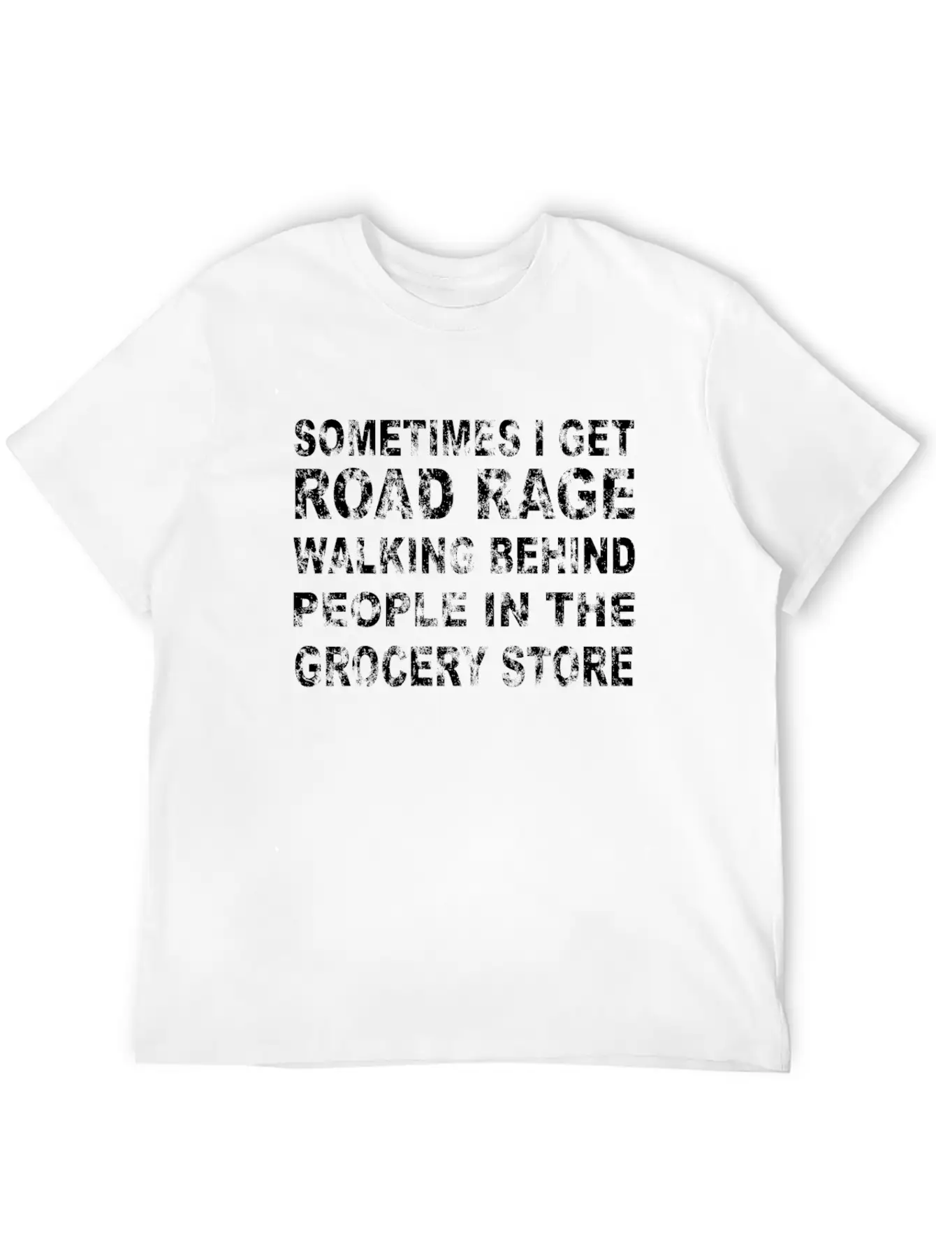 Road Rage In Grocery Store Breathable Graphic T-Shirt – Perfect For Casual Days