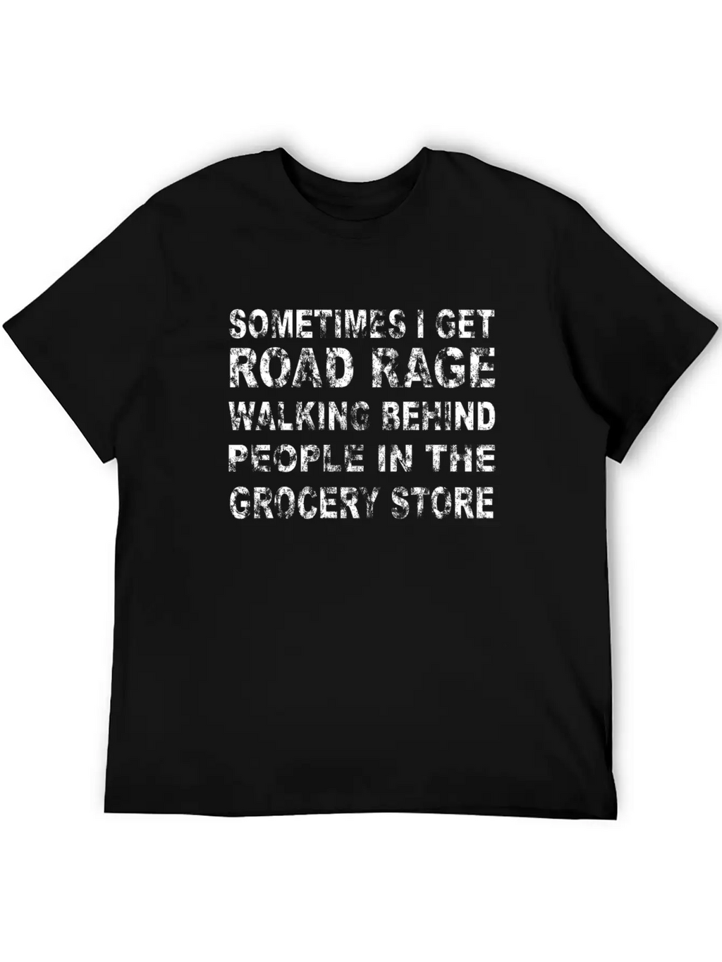 Road Rage In Grocery Store Breathable Graphic T-Shirt – Perfect For Casual Days