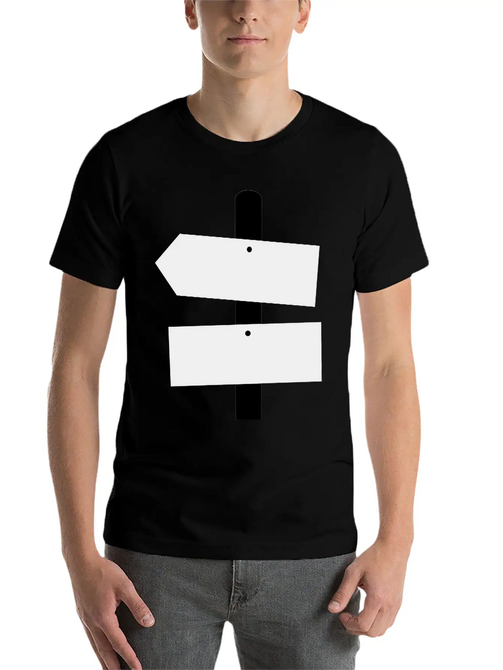 Road Sign Breathable Graphic T-Shirt – Perfect For Casual Days