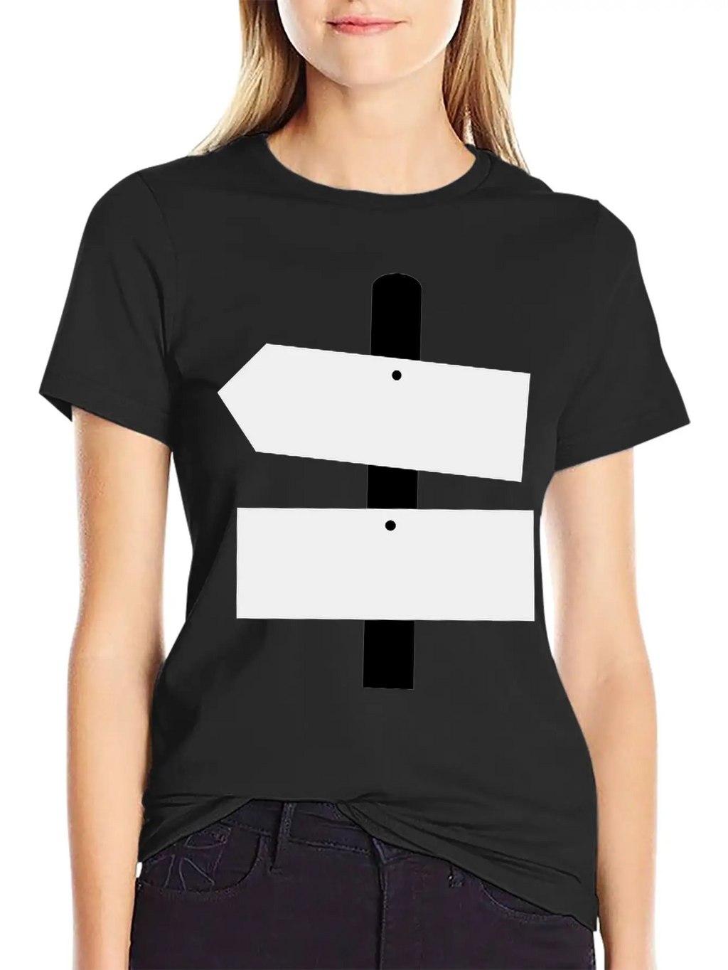 Road Sign Breathable Graphic T-Shirt – Perfect For Casual Days