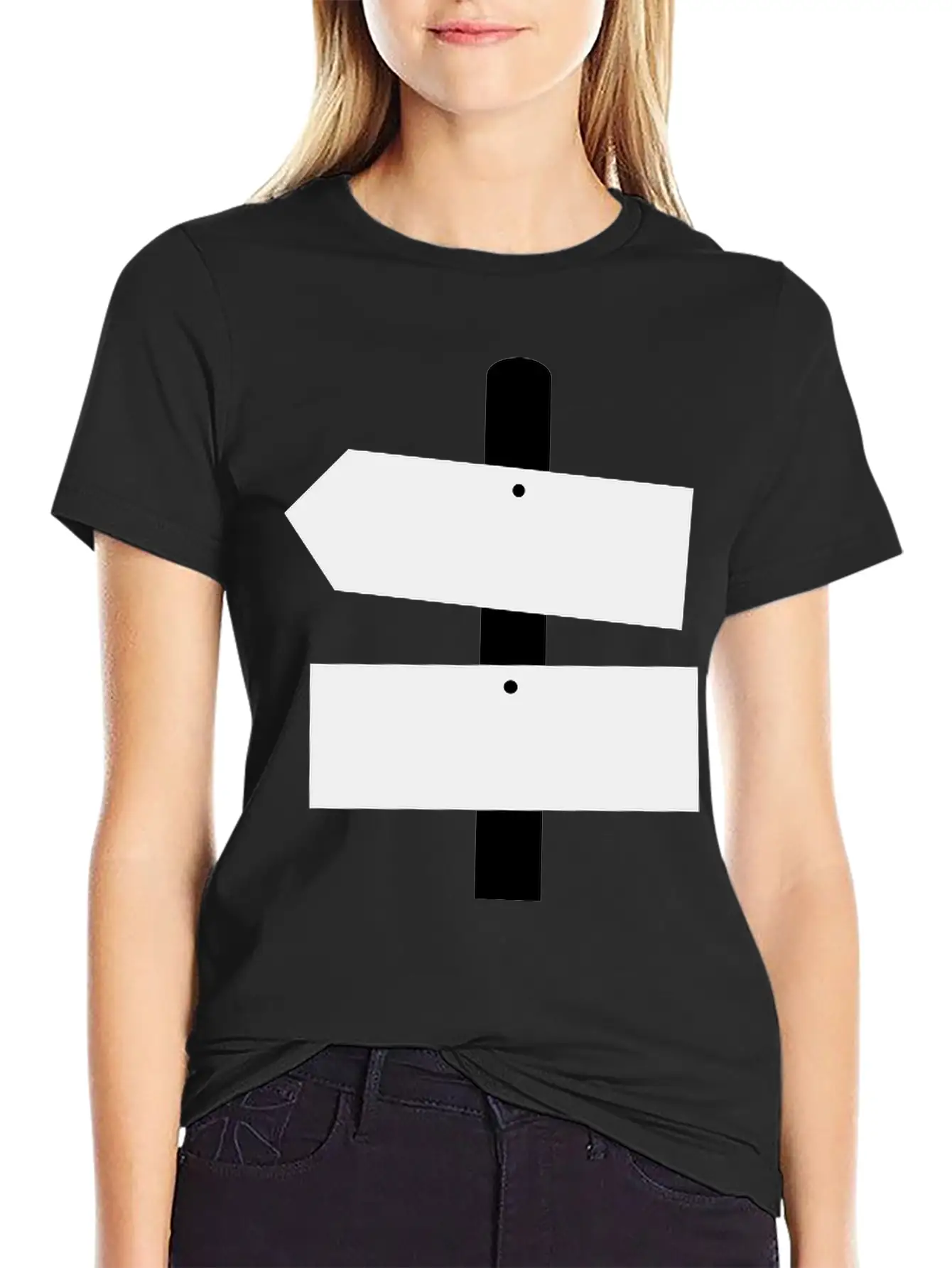 Road Sign Breathable Graphic T-Shirt – Perfect For Casual Days