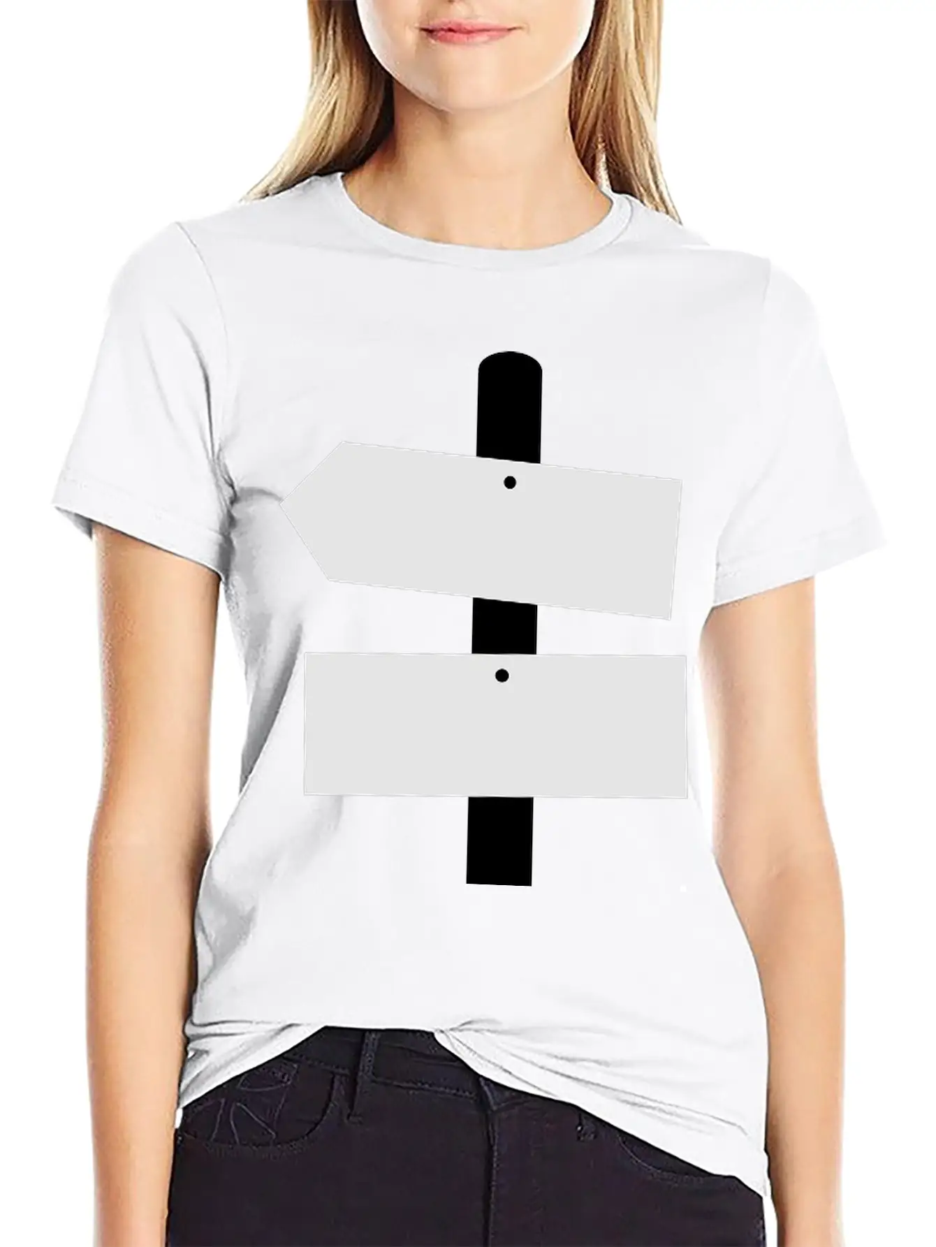 Road Sign Breathable Graphic T-Shirt – Perfect For Casual Days