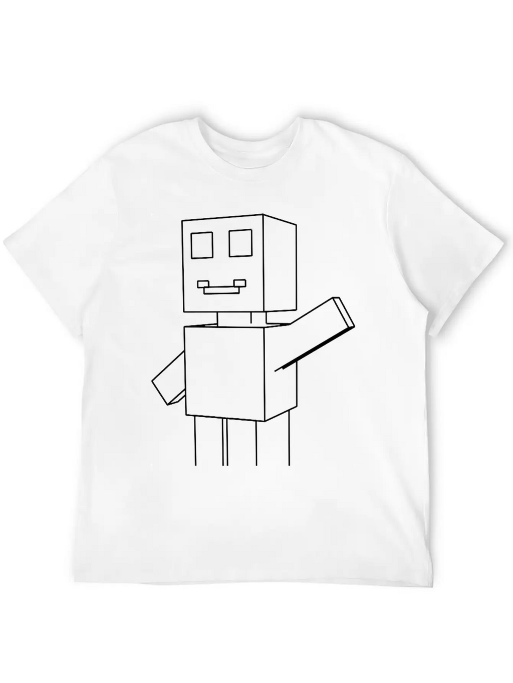 Roboman Hand Up Relaxed Everyday Tee – Lightweight And Durable Cotton