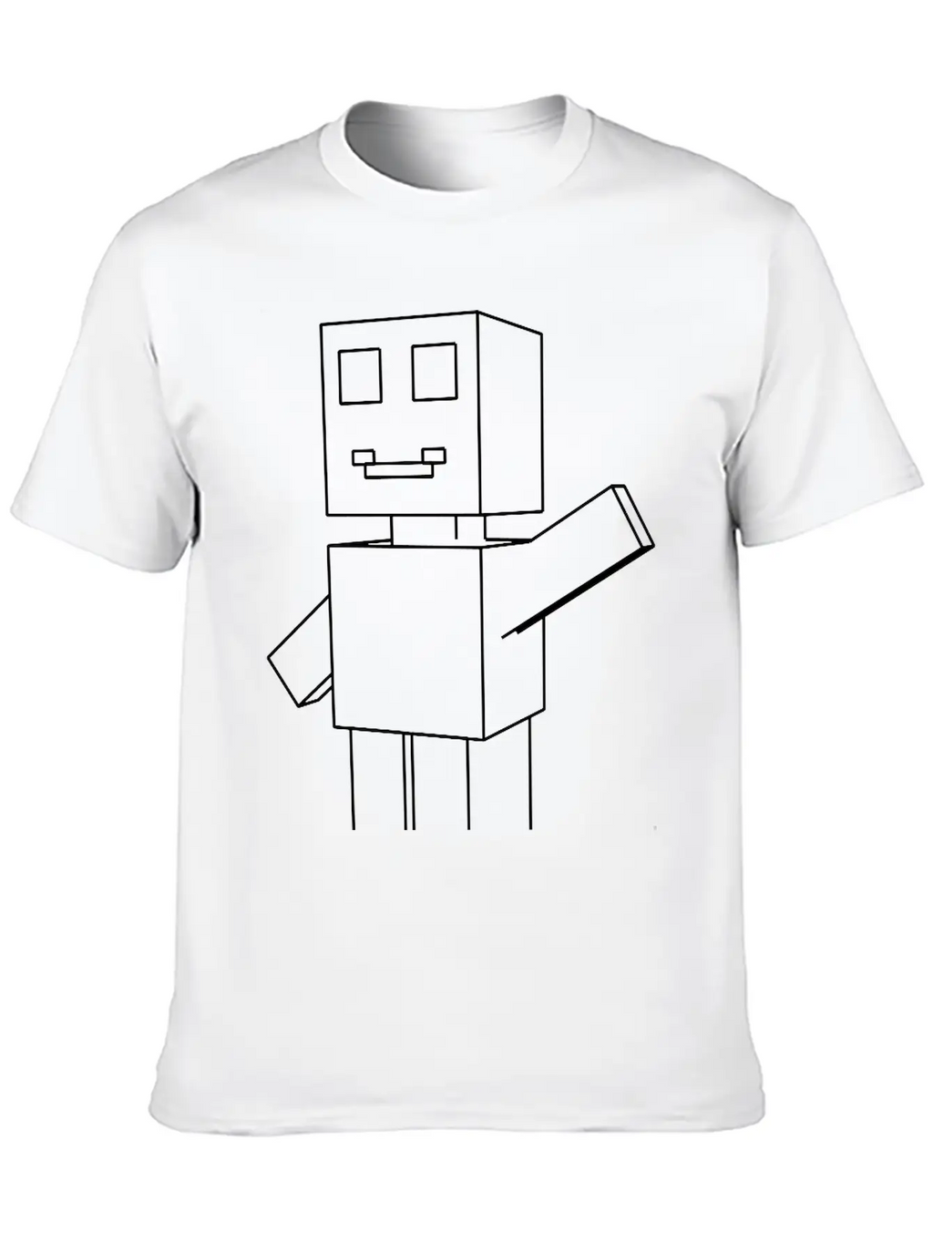 Roboman Hand Up Relaxed Everyday Tee – Lightweight And Durable Cotton