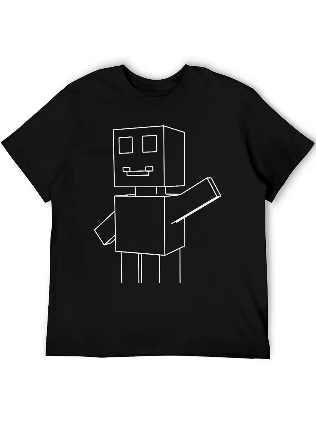 Roboman Hand Up Relaxed Everyday Tee – Lightweight And Durable Cotton