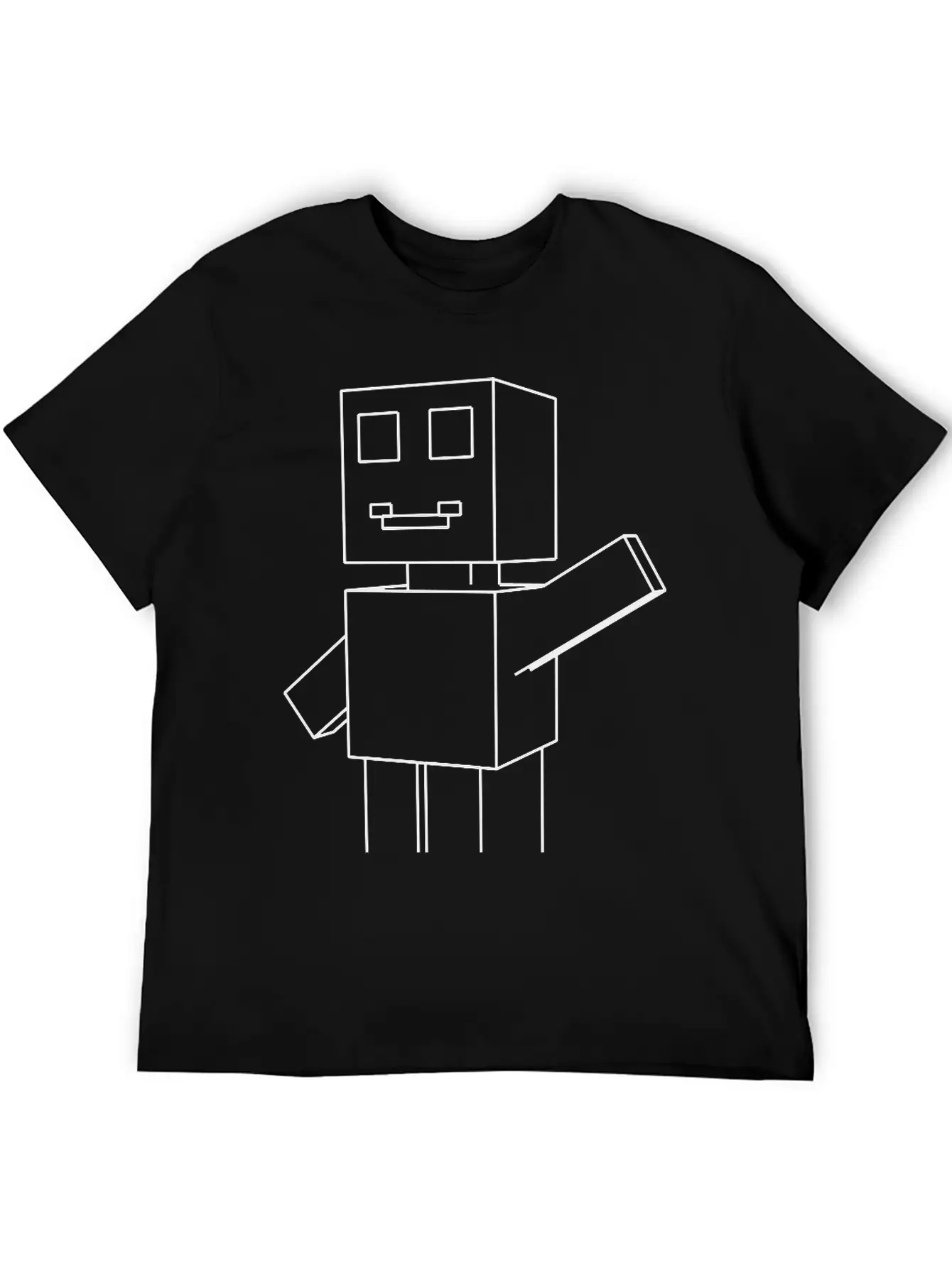 Roboman Hand Up Relaxed Everyday Tee – Lightweight And Durable Cotton