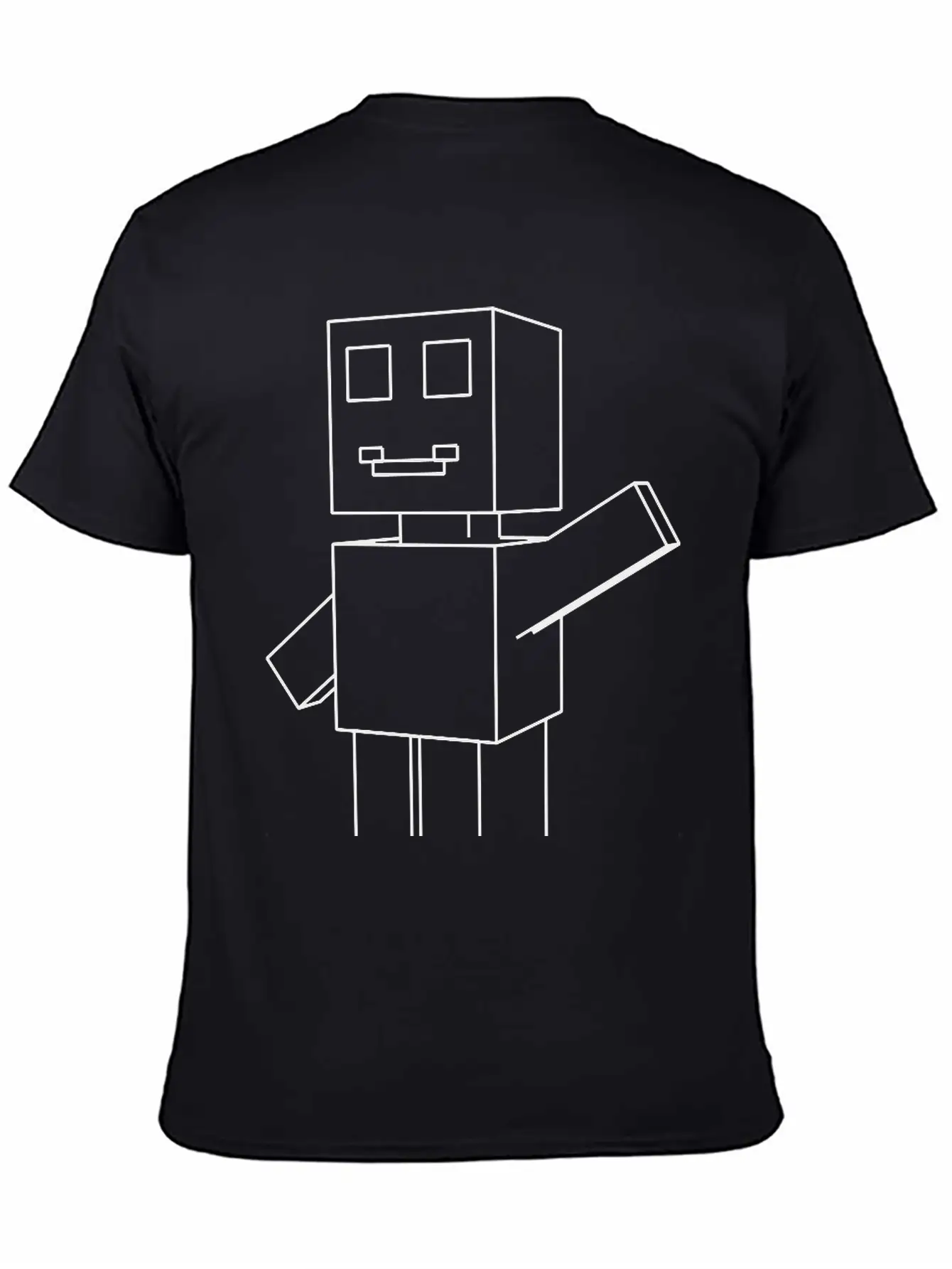 Roboman Hand Up Relaxed Everyday Tee – Lightweight And Durable Cotton