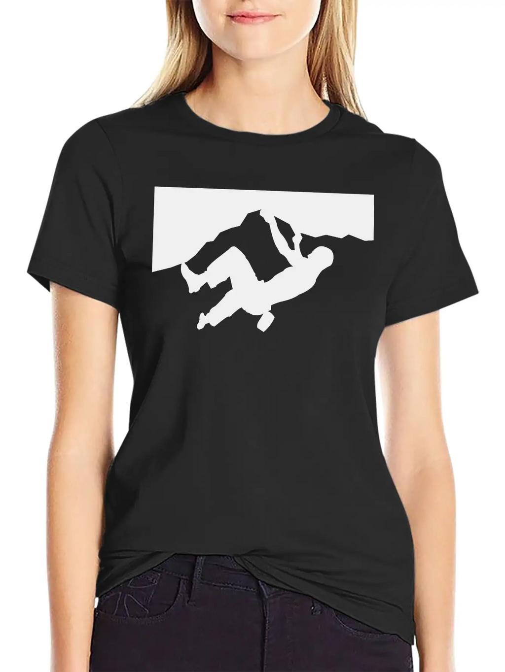 Rock Climbing Silhoeutte Timeless Short Sleeve Tee – Comfy And Minimalist Design