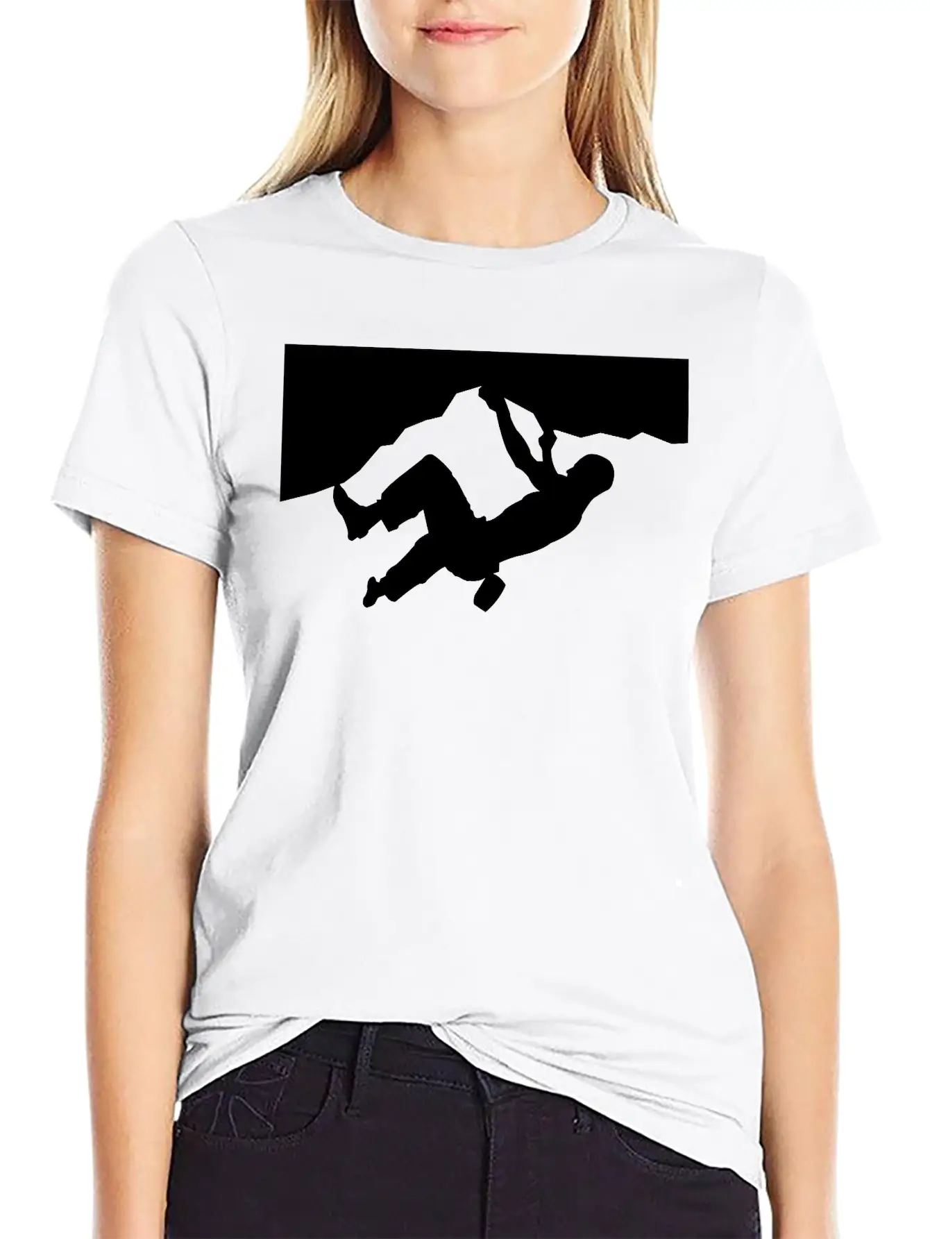 Rock Climbing Silhoeutte Timeless Short Sleeve Tee – Comfy And Minimalist Design